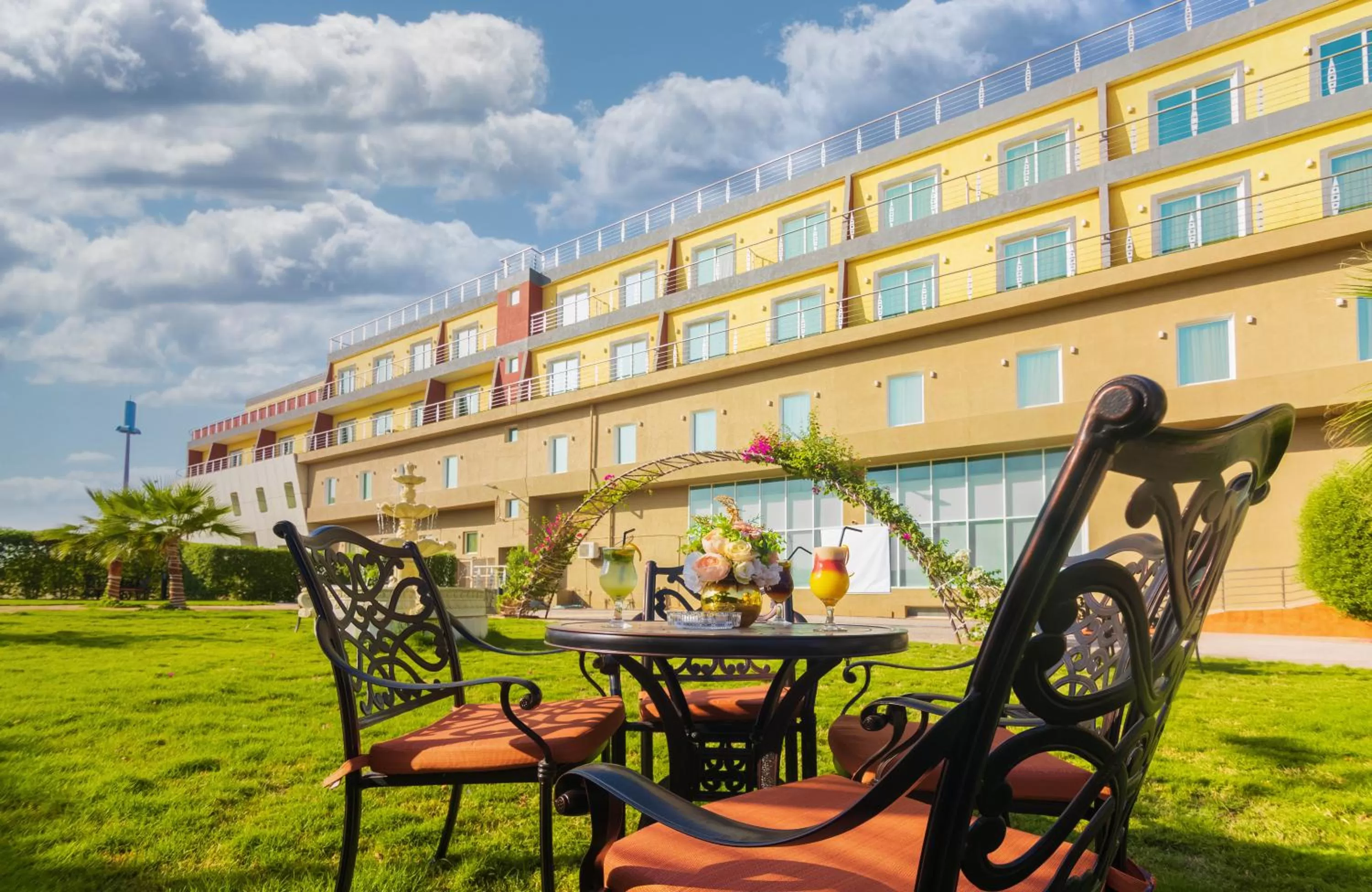 Garden in Golden Ship Hotel