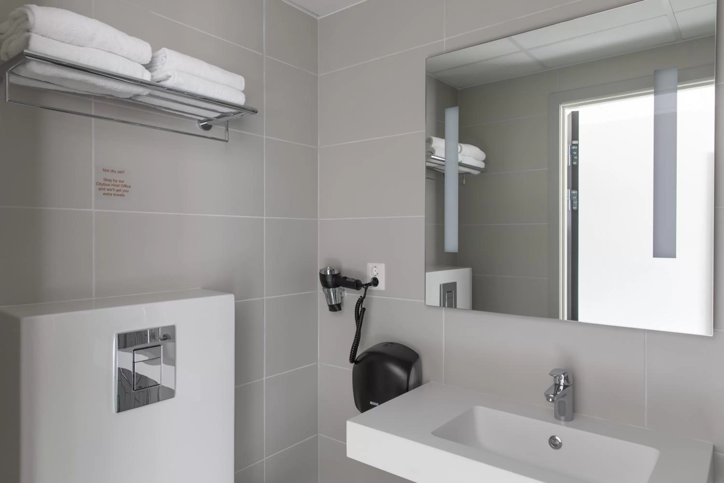 Bathroom in Citybox Bergen Danmarksplass