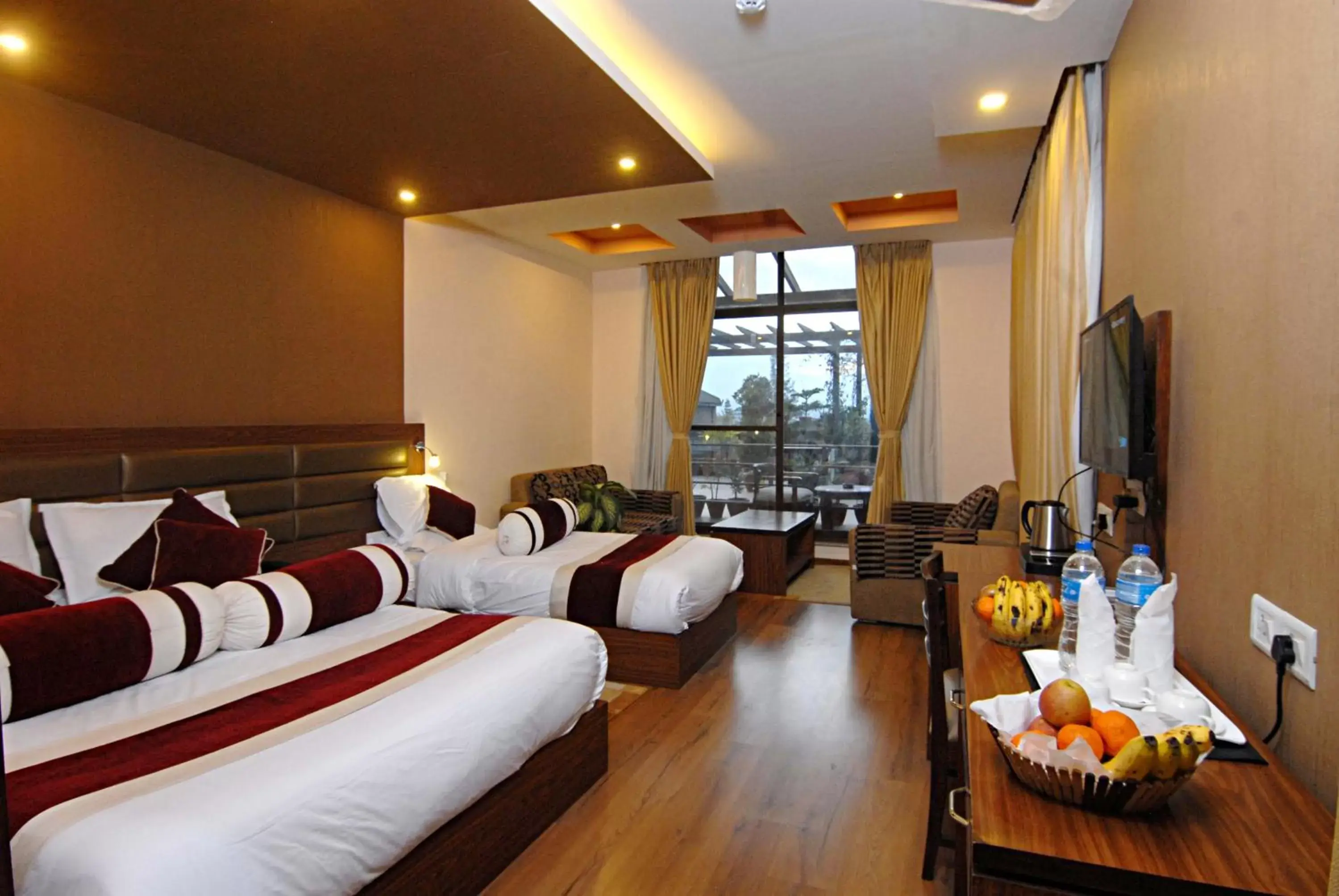 Living room in The Address Kathmandu Hotel