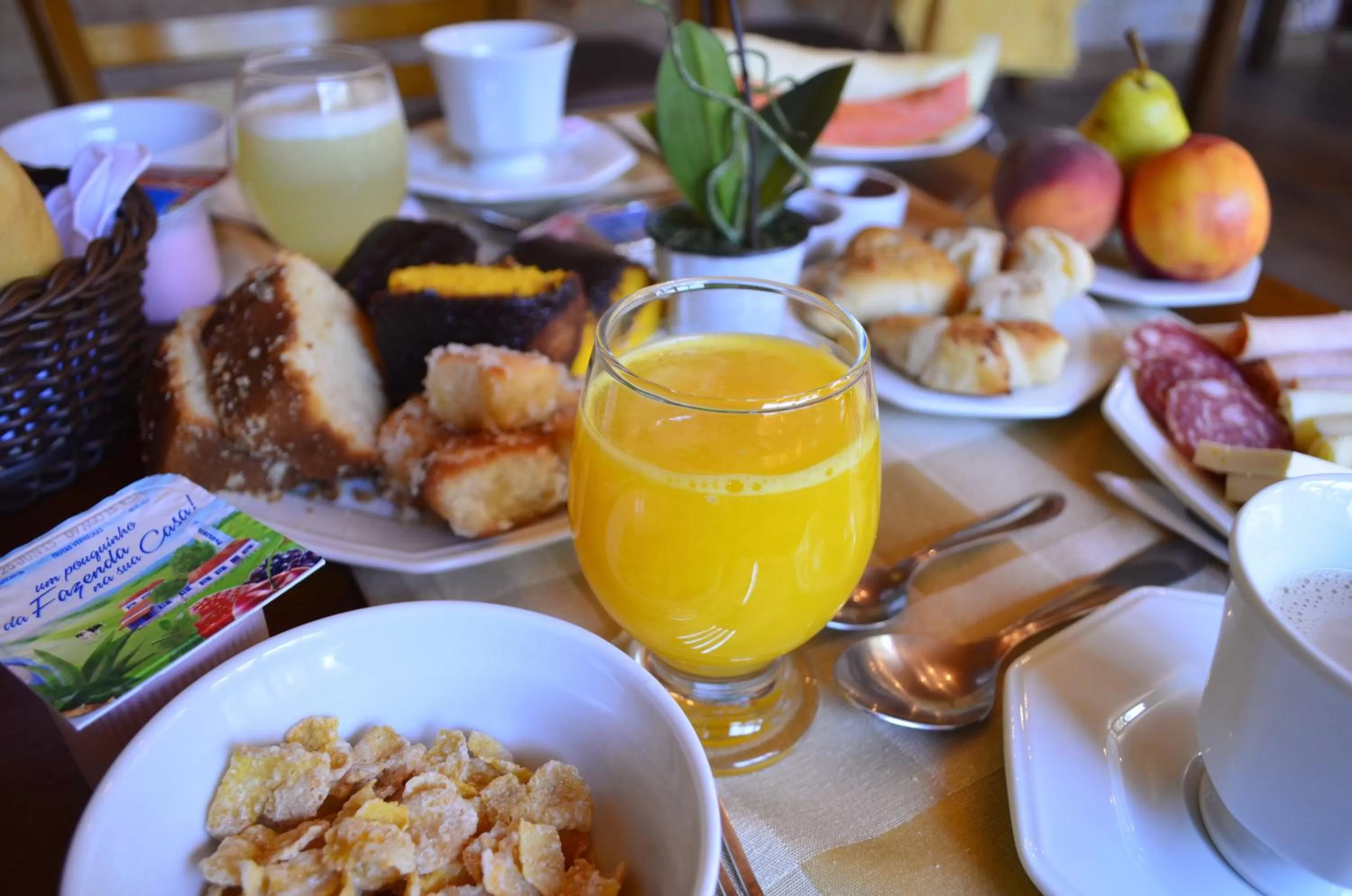 Breakfast in Pousada Toca Da Coruja