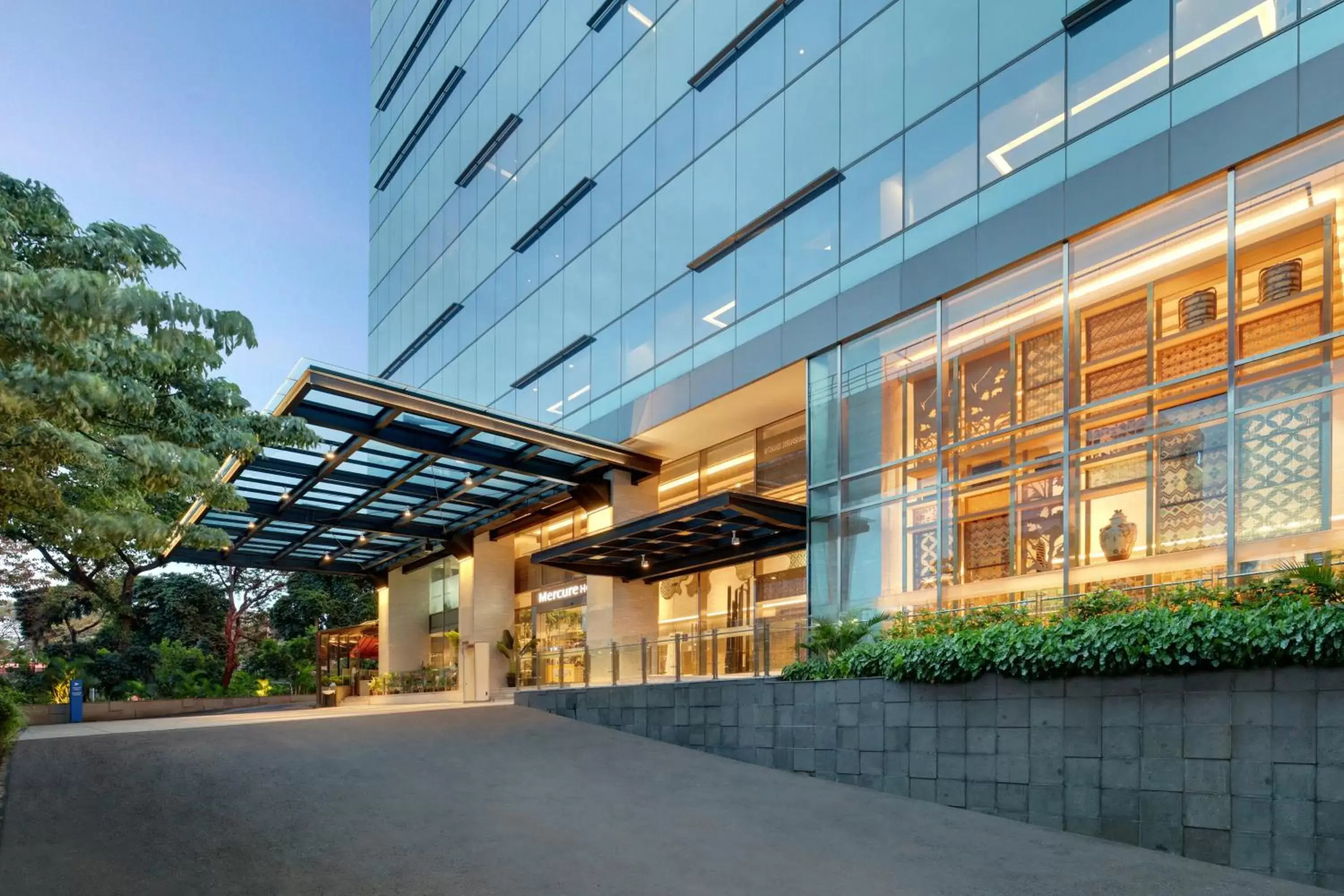 Facade/entrance, Property Building in Mercure Jakarta Gatot Subroto