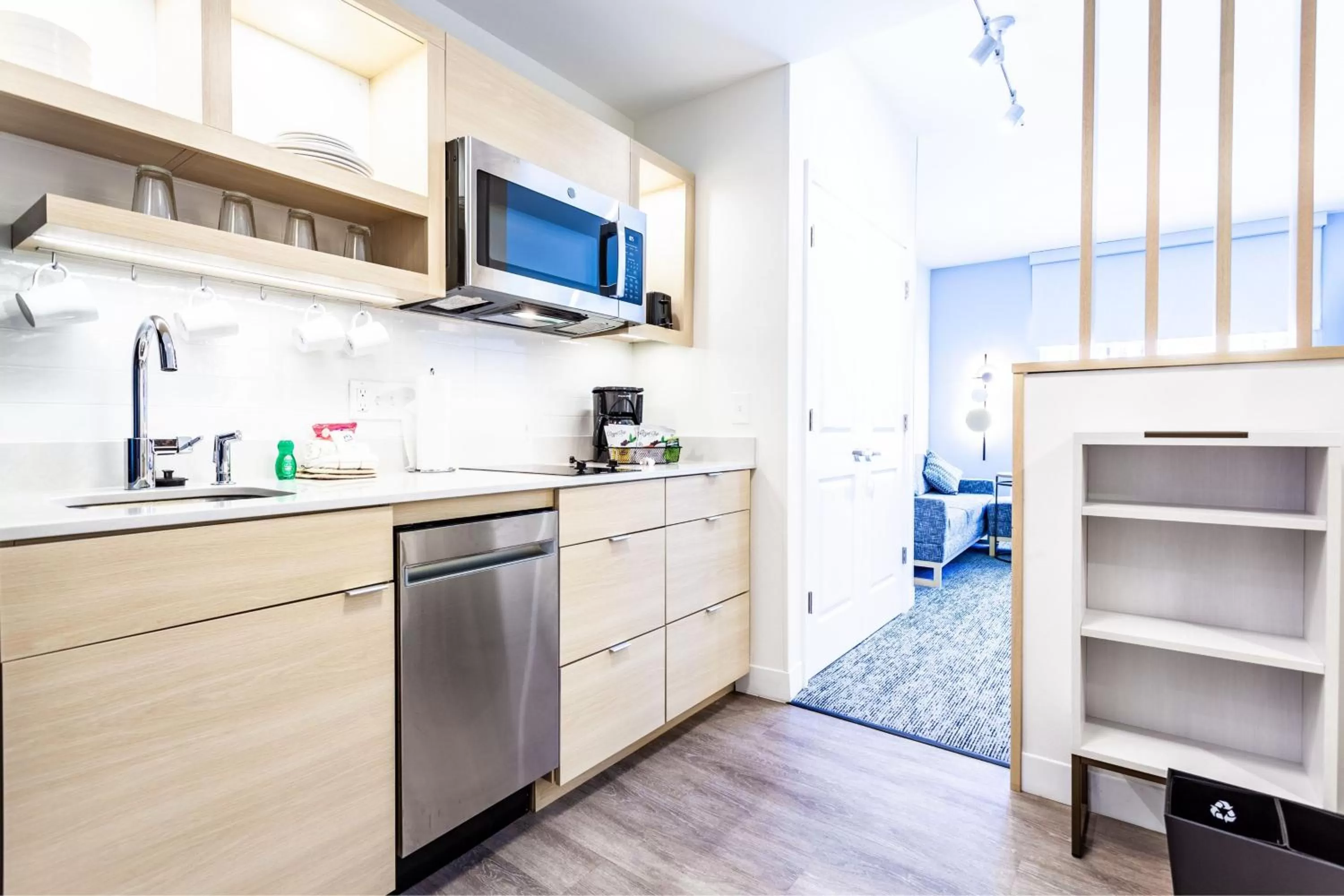 Kitchen or kitchenette in TownePlace Suites by Marriott Raleigh - University Area