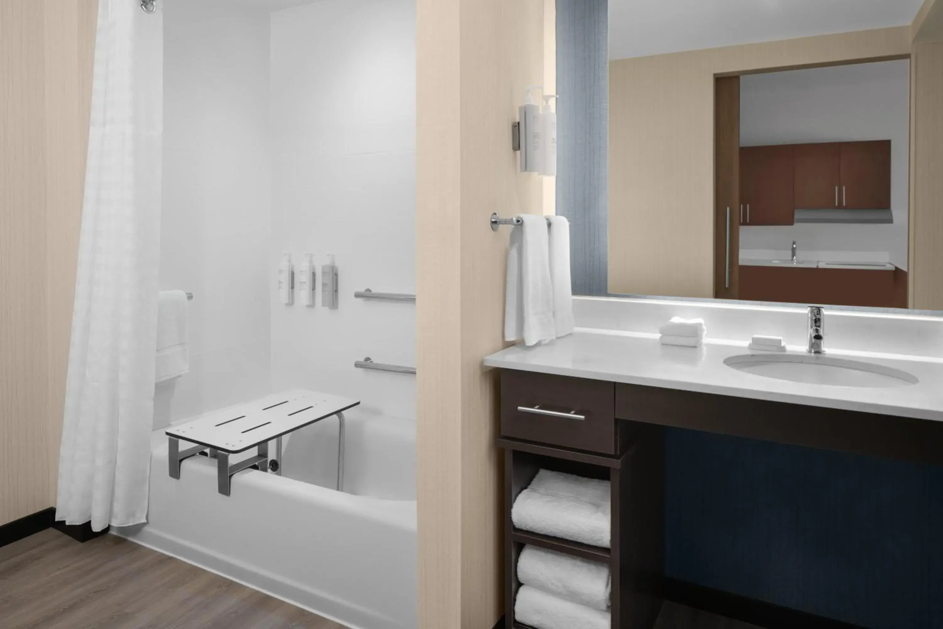 Bathroom in Homewood Suites By Hilton Charlotte Uptown First Ward