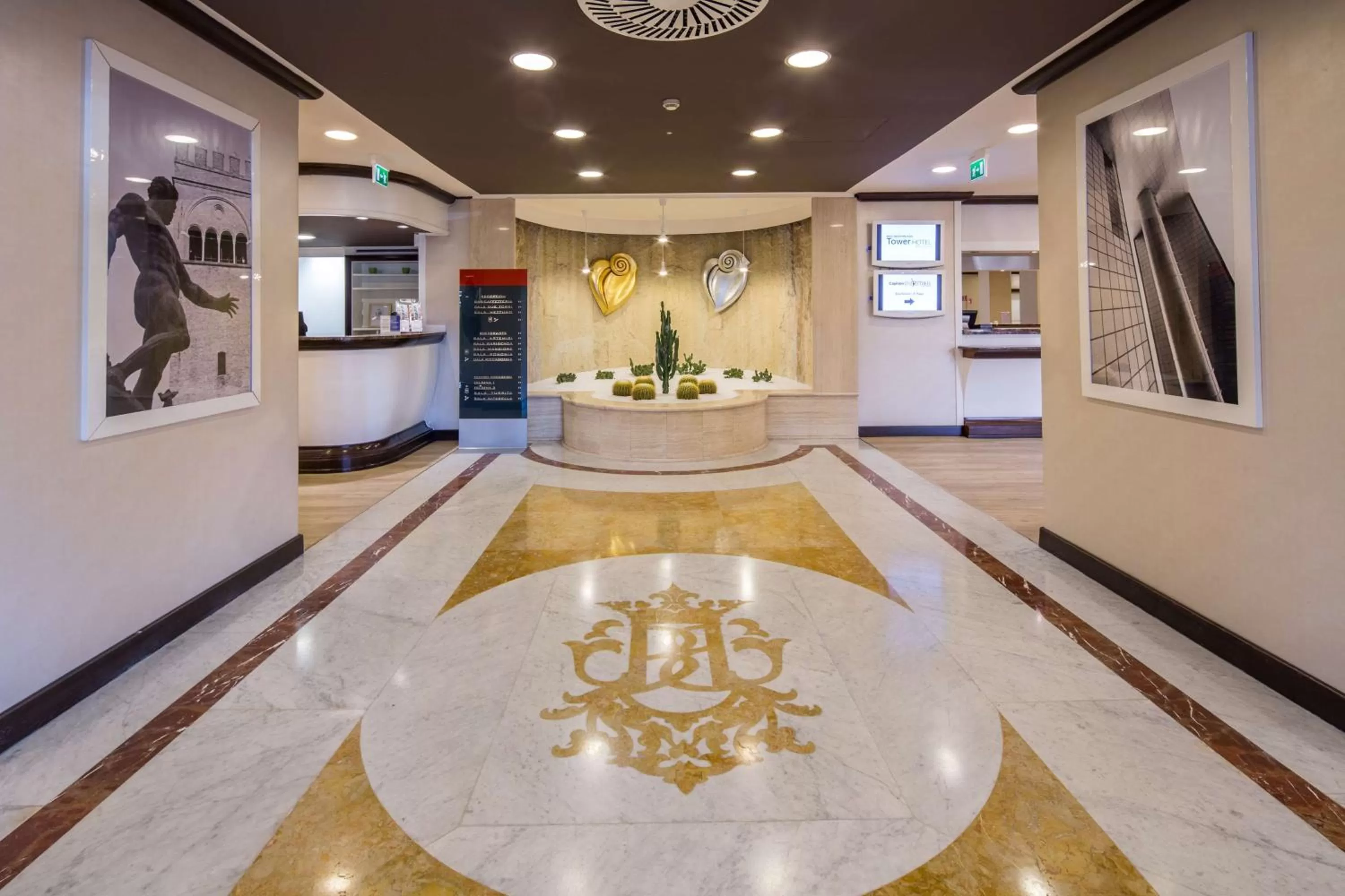 Lobby or reception in Best Western Plus Tower Hotel Bologna