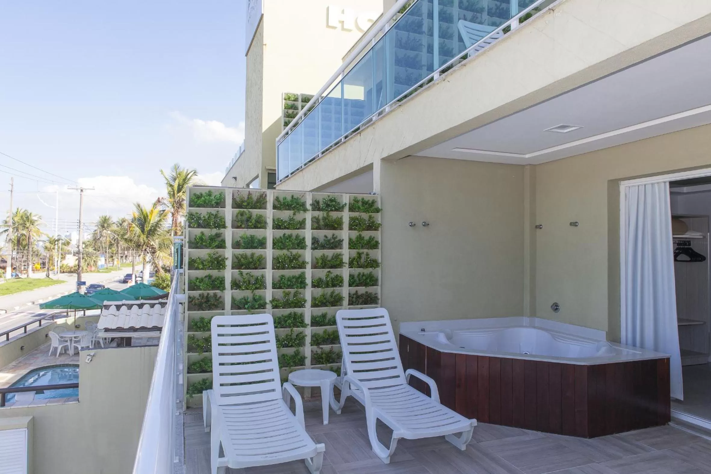 Balcony/Terrace in Hotel Vicino al Mare - Frente mar