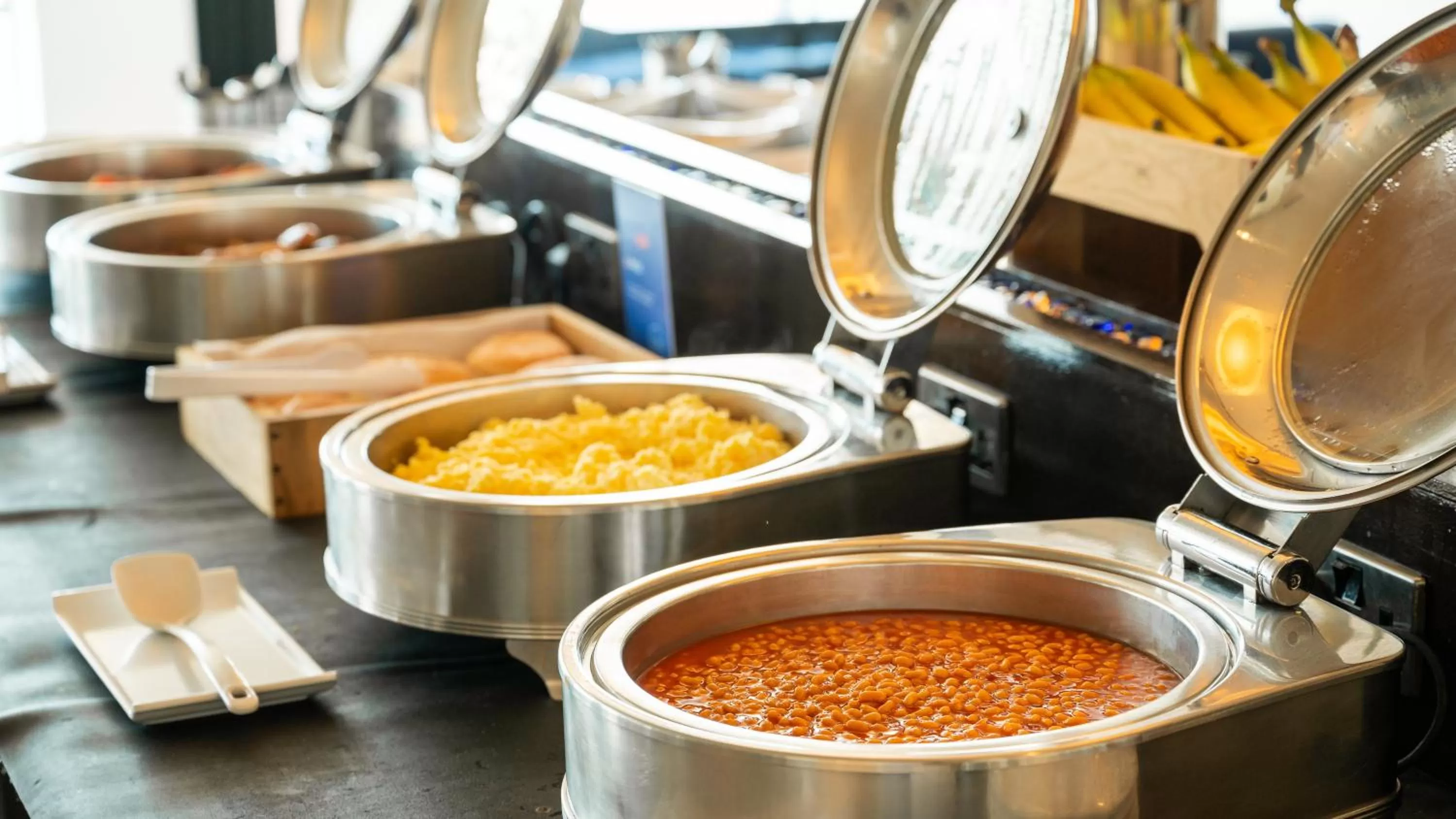 Buffet breakfast in Holiday Inn Express Leigh - Sports Village by IHG