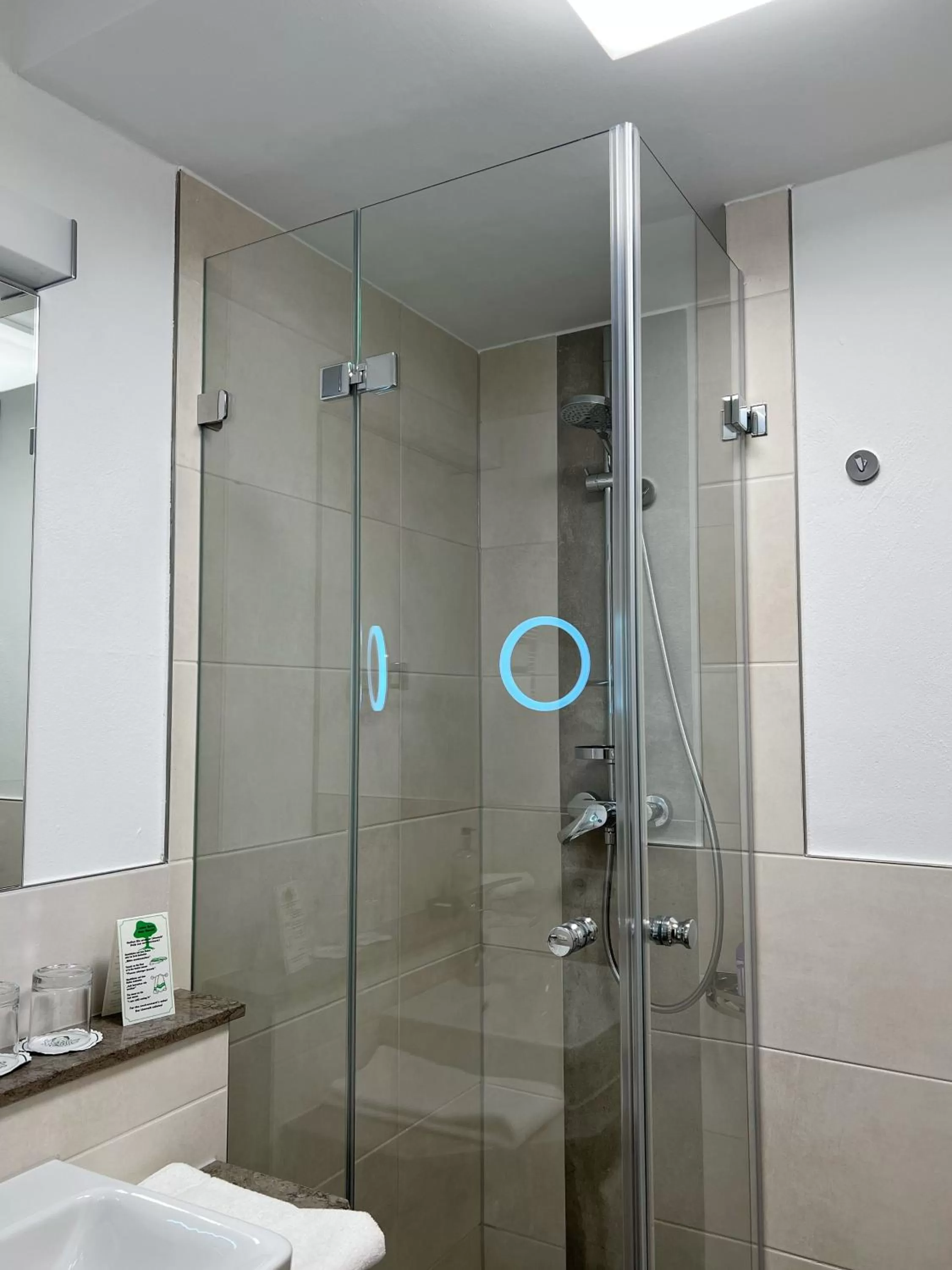 Shower in Hotel Prinz