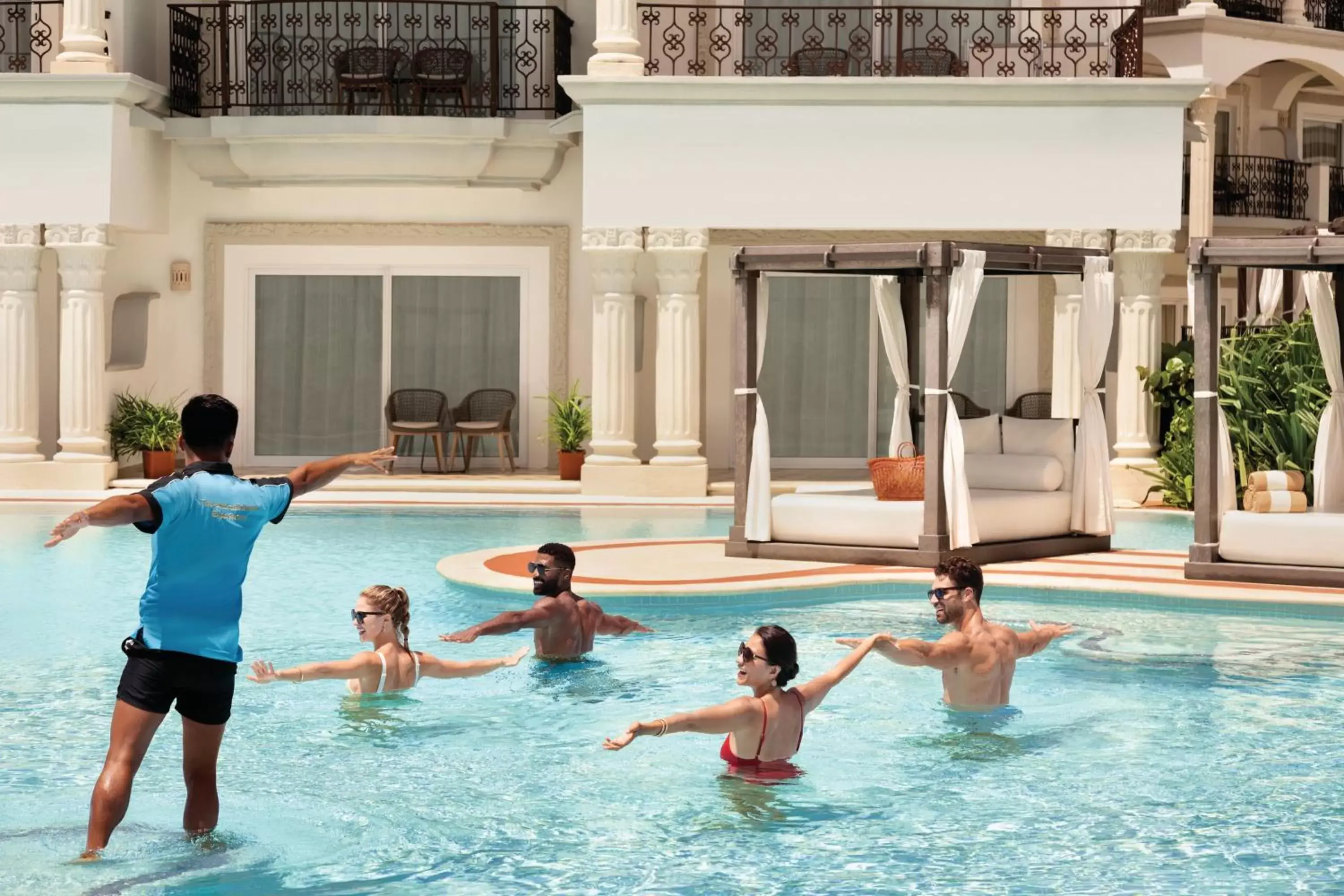 Activities, Swimming Pool in Hilton Playa del Carmen, an All-Inclusive Adult Only Resort