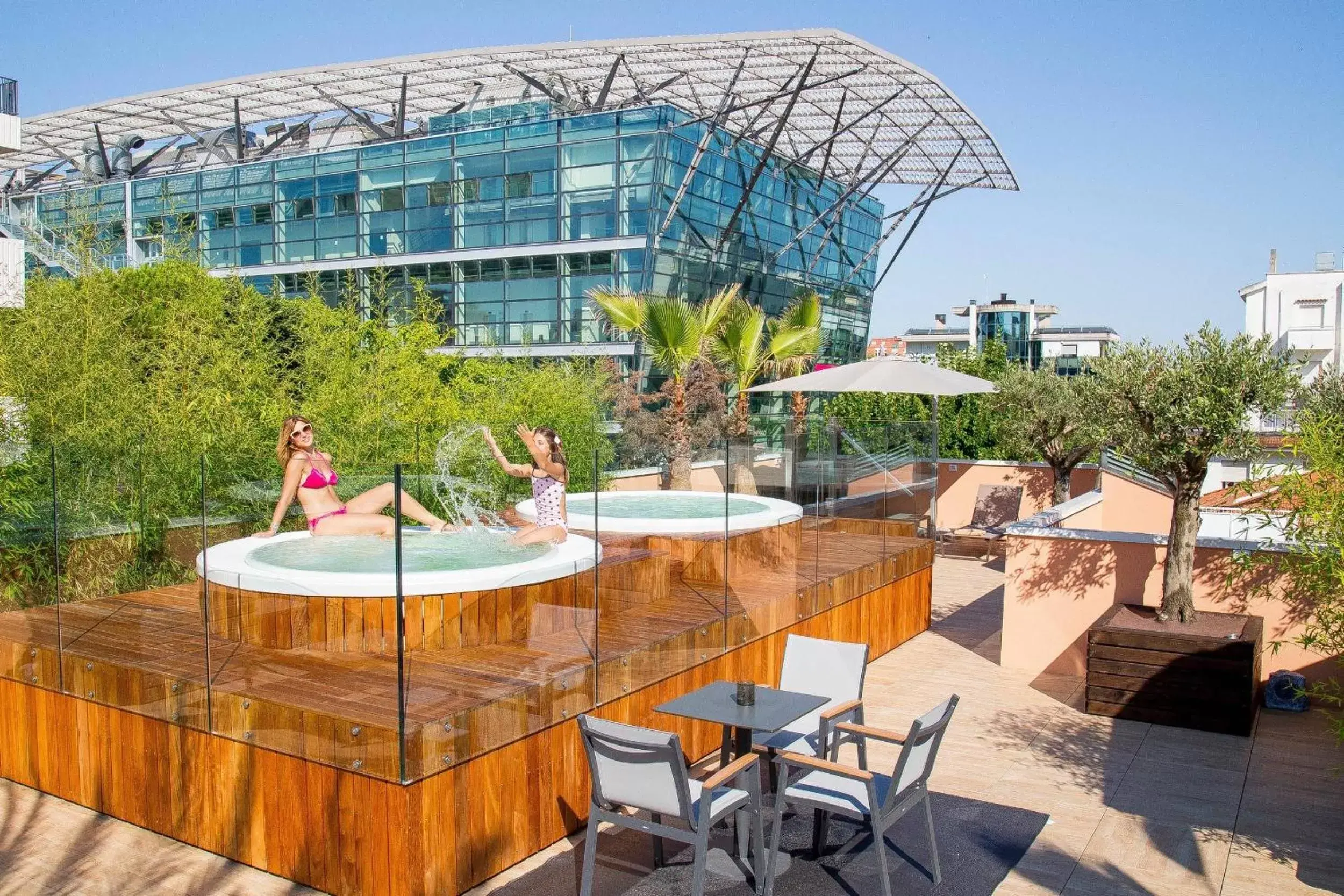 Balcony/Terrace in Metropol Ceccarini Suite