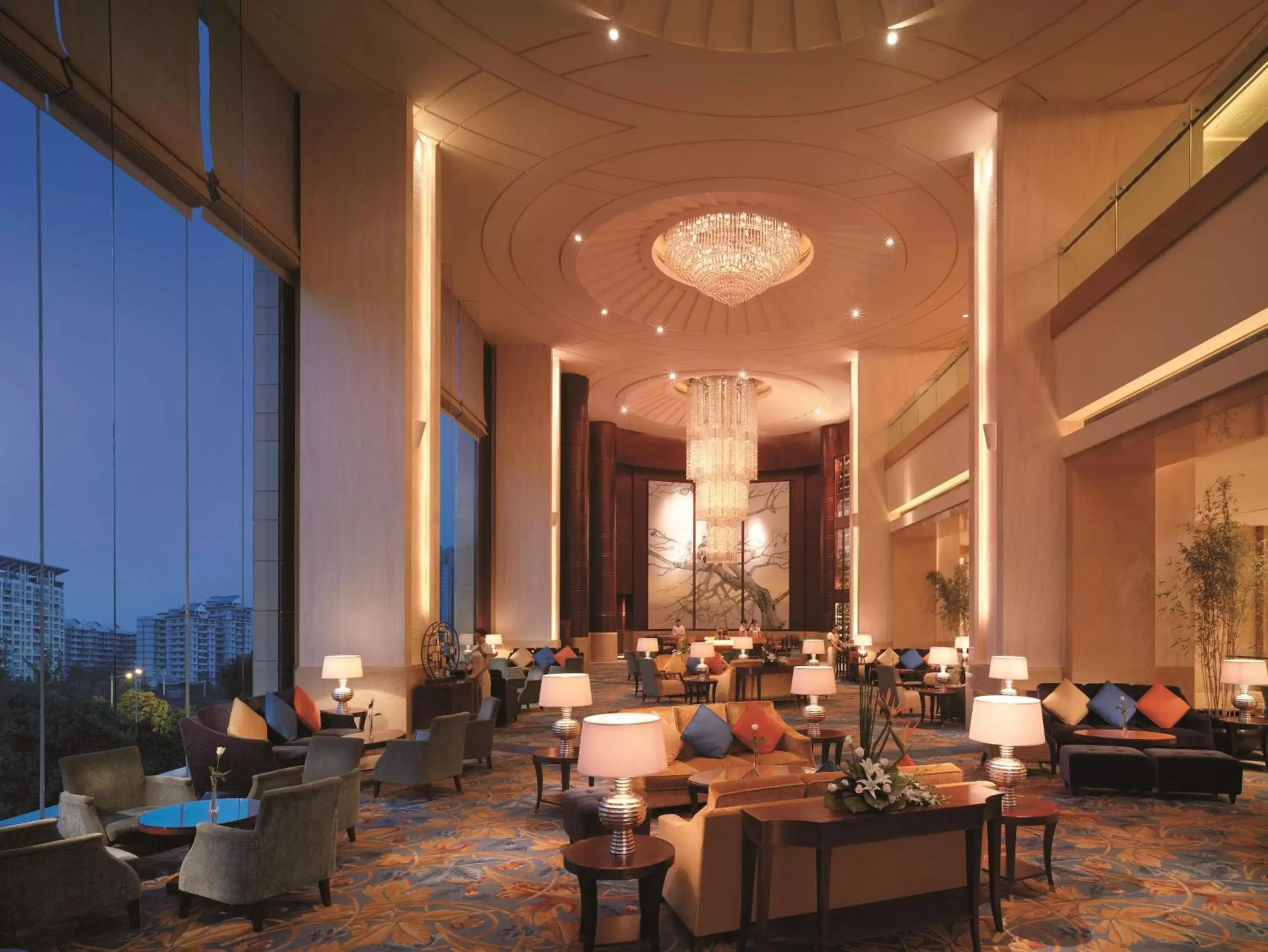 Lounge or bar, Restaurant/Places to Eat in Shangri-La Chengdu