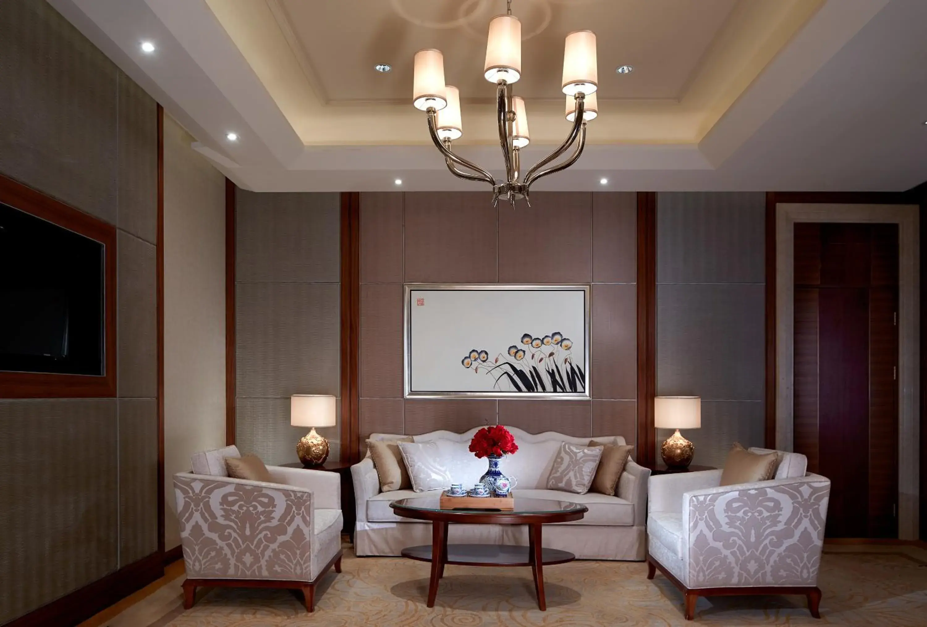 Living room, Seating Area in Shangri-La Nanchang