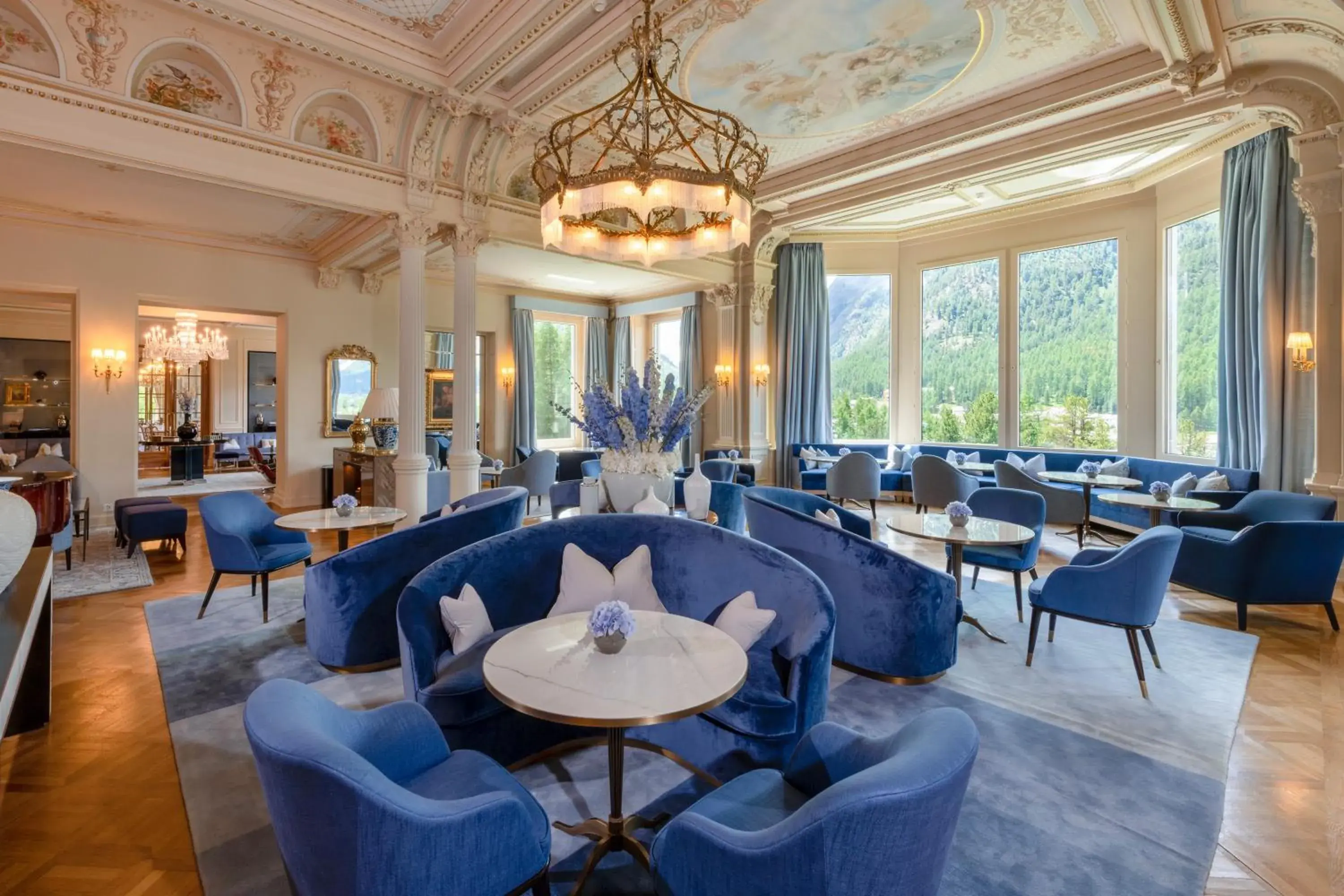 Lobby or reception, Restaurant/Places to Eat in Grand Hotel Kronenhof