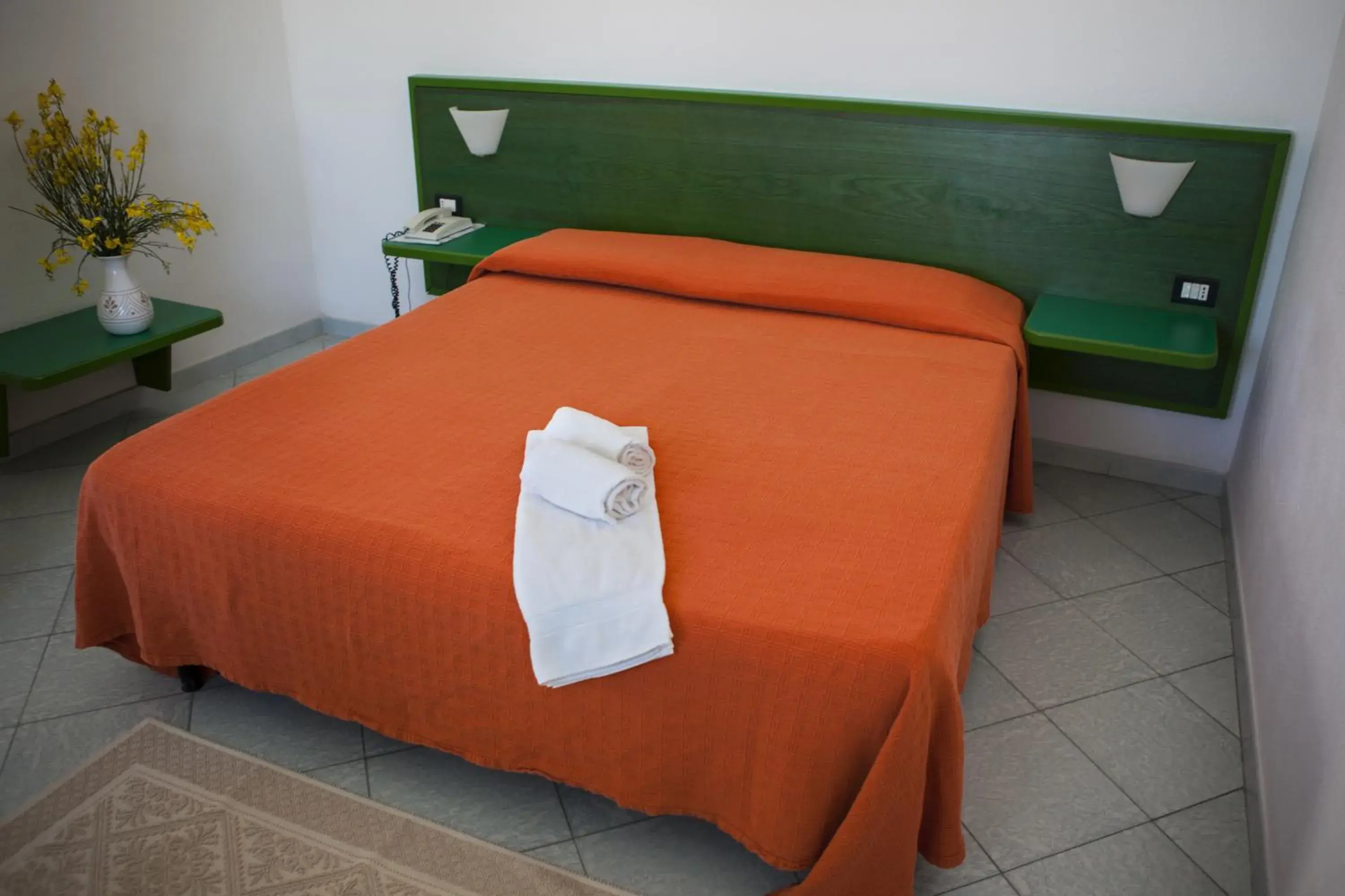 Bed in Hotel Piccada