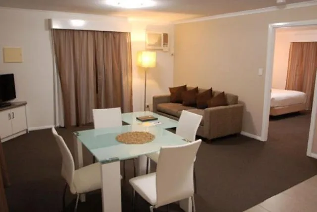 Dining area, Bed in The Barn Accommodation
