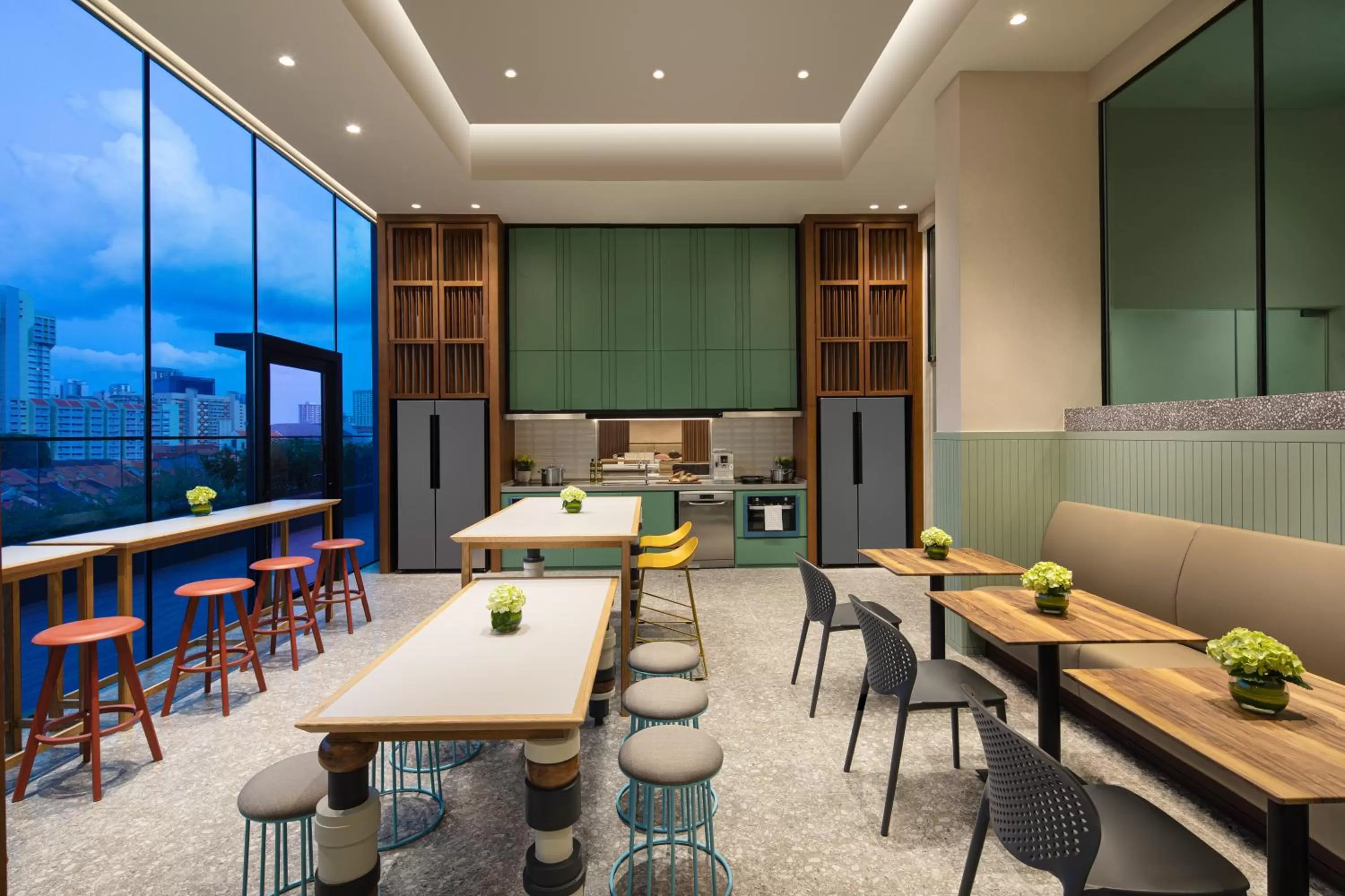 Seating area in Citadines Rochor Singapore