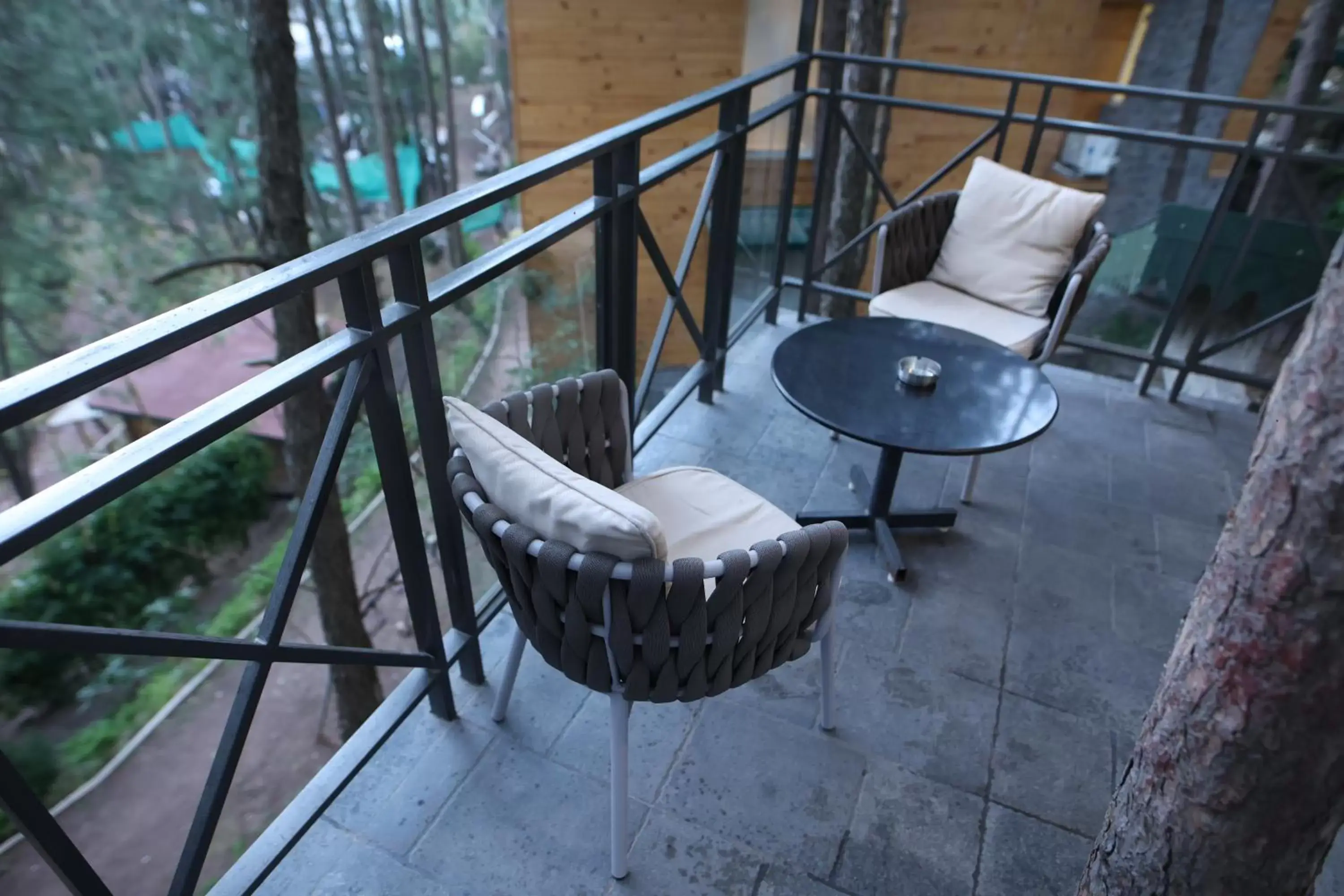 Balcony/Terrace in Kasauli Hills Resort