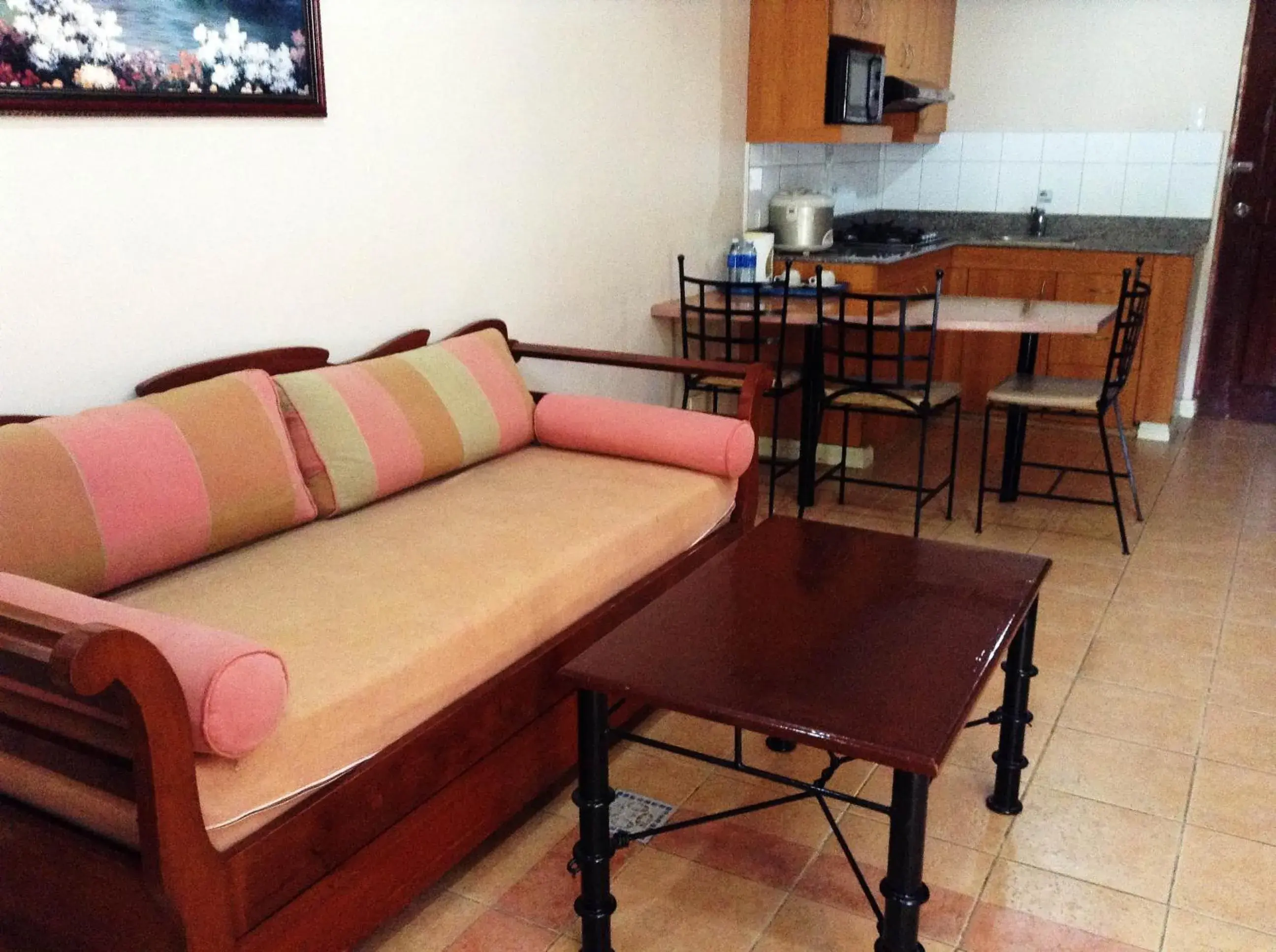 Seating Area in Crown Regency Residences Davao