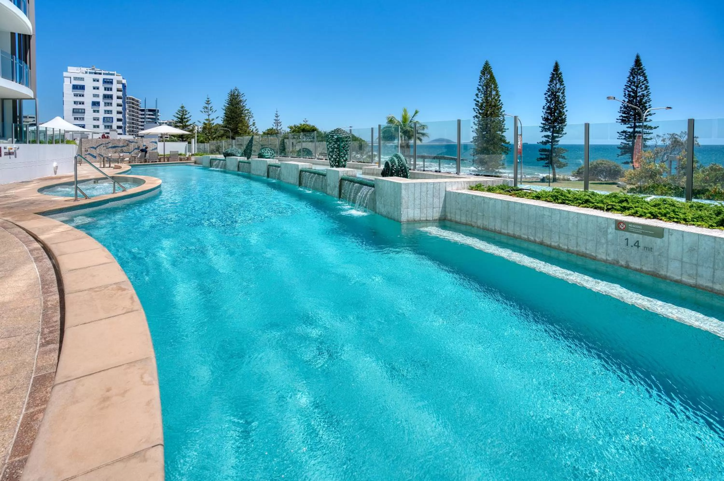 Swimming pool in Oceans Mooloolaba