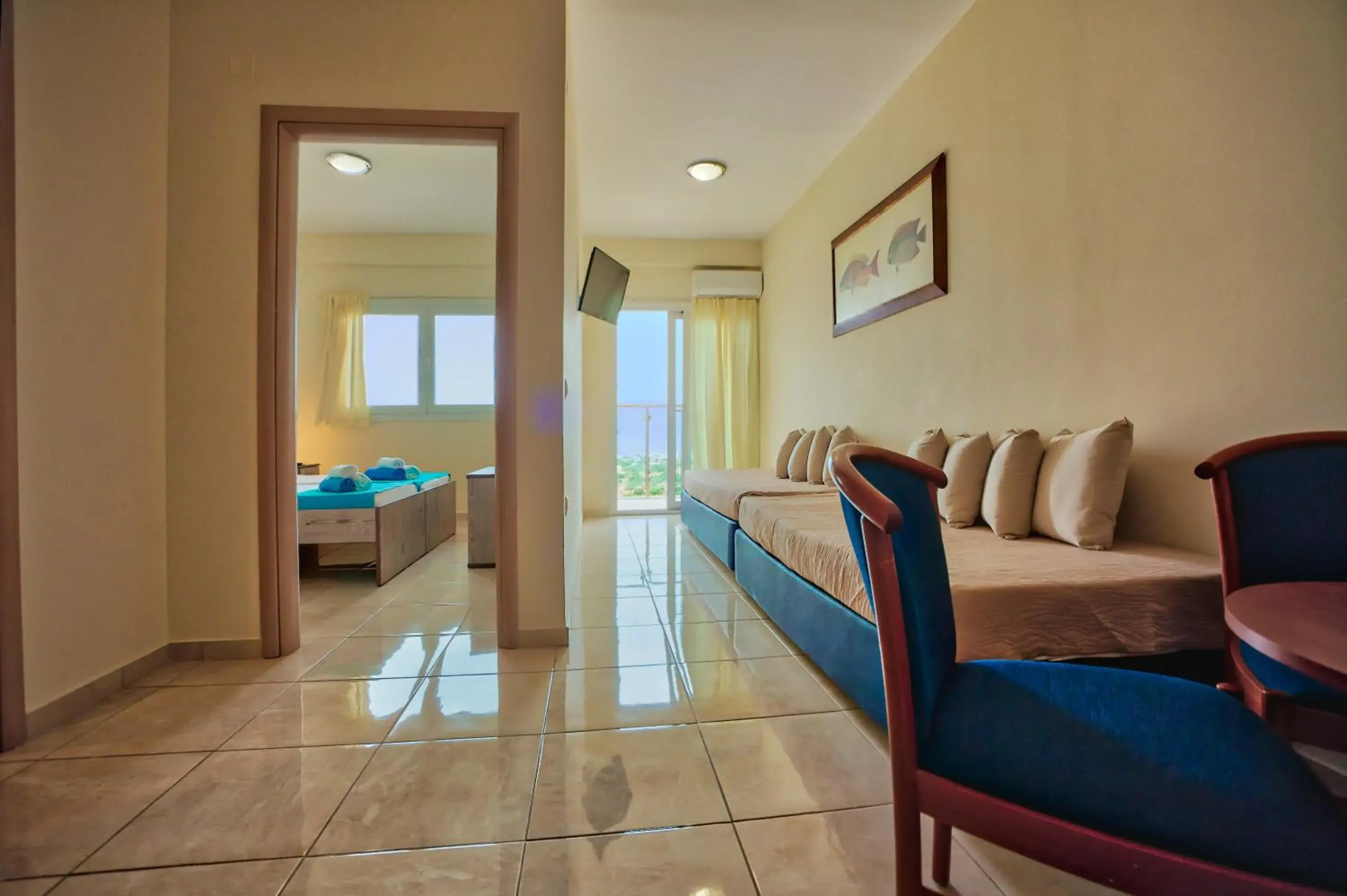 TV and multimedia in Elounda Water Park Residence Hotel