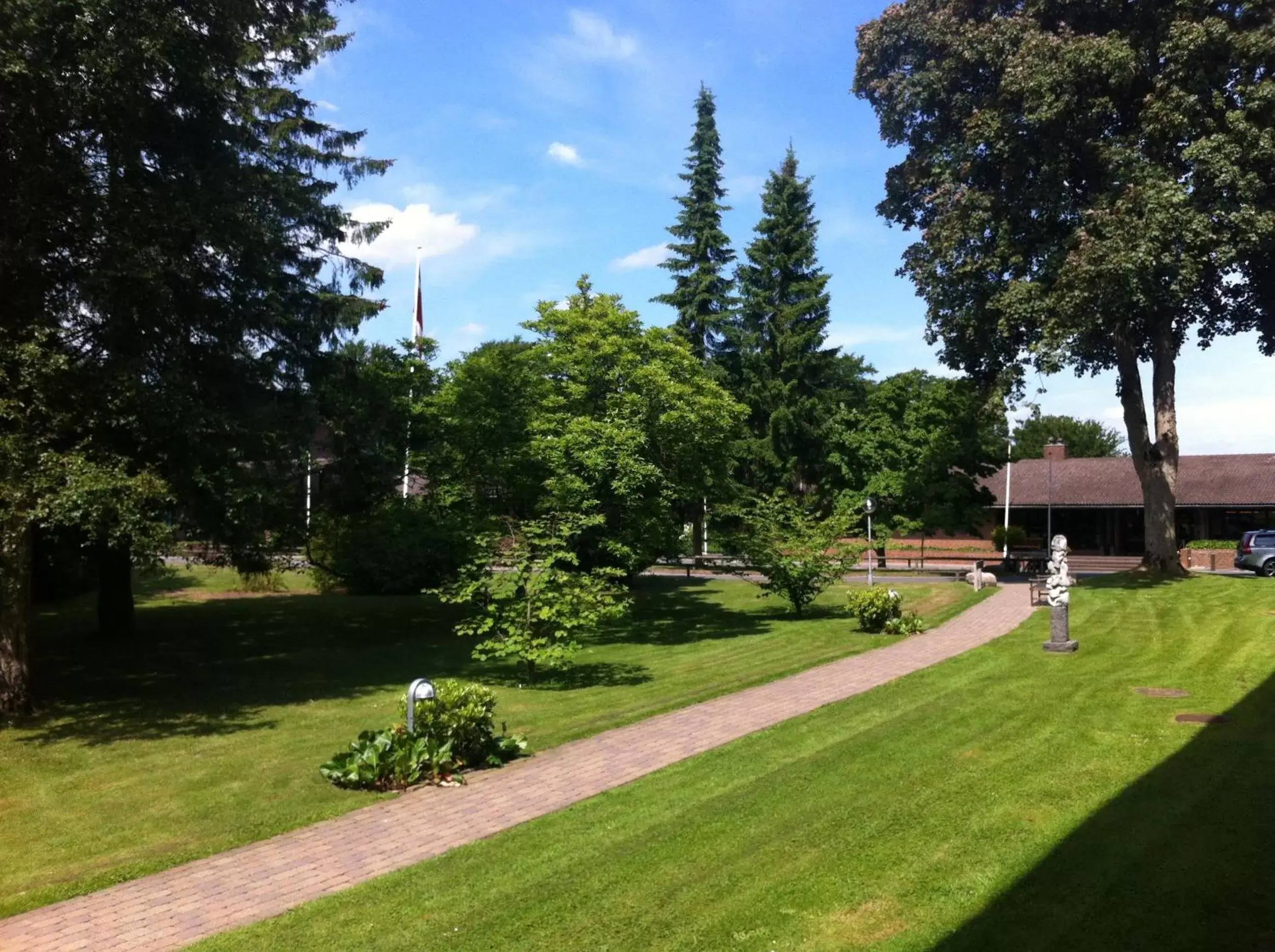 Garden in Munkebjerg Hotel