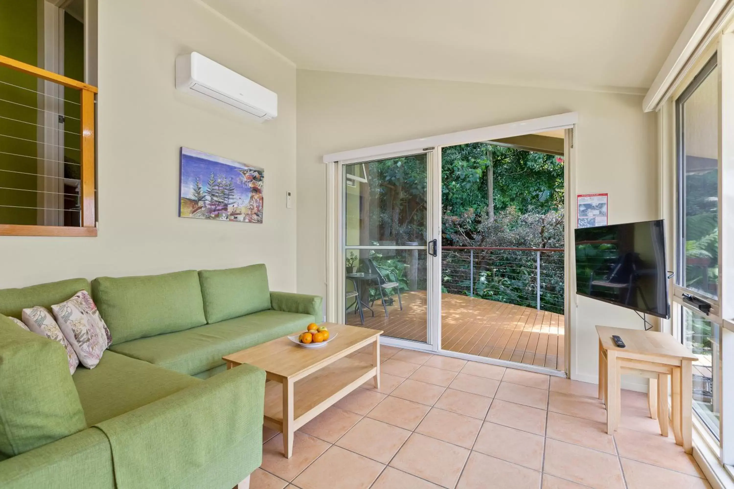 Seating Area in Tathra Beach House Holiday Apartments