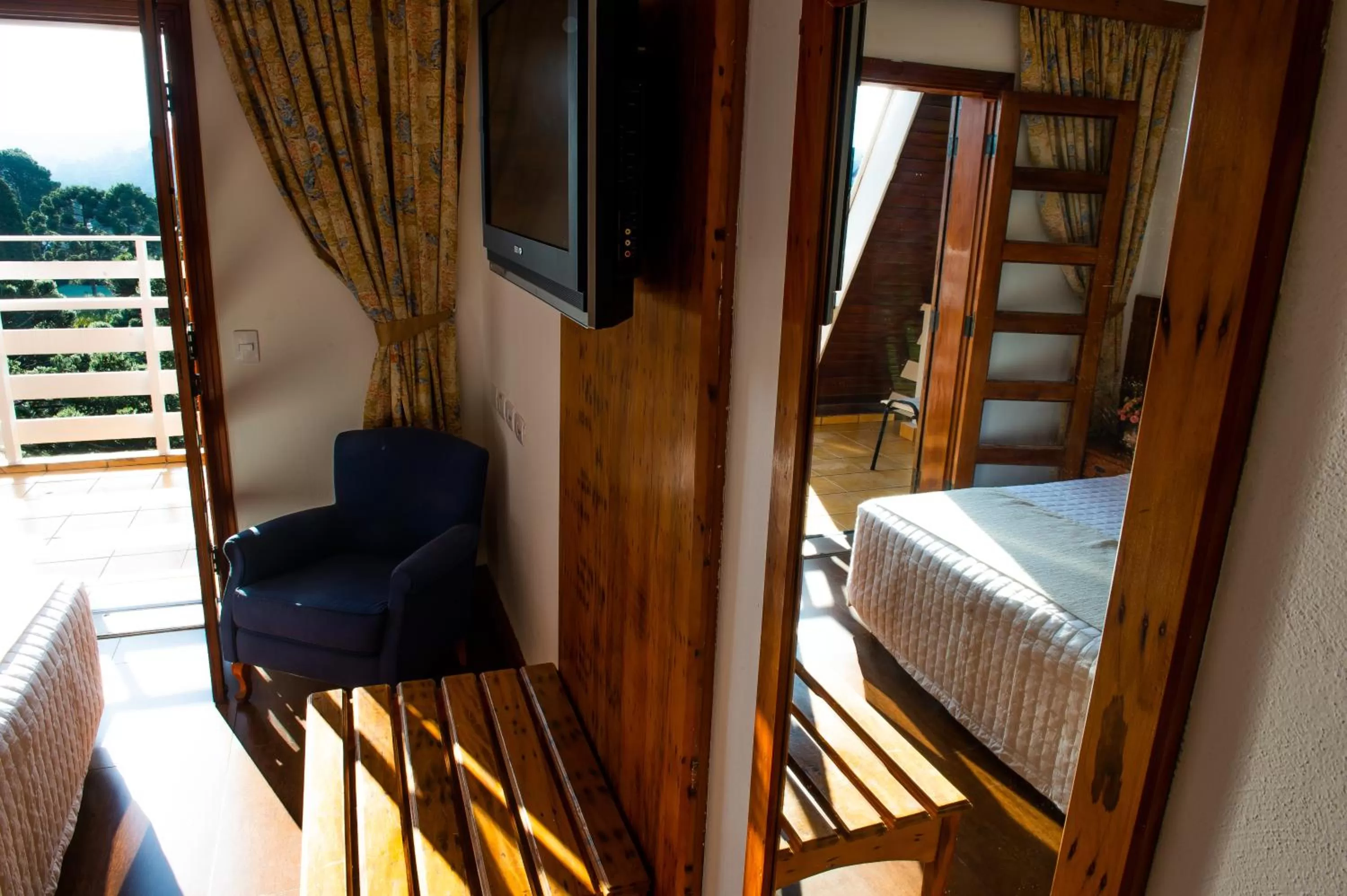 TV and multimedia, Bed in Pousada das Lavandas