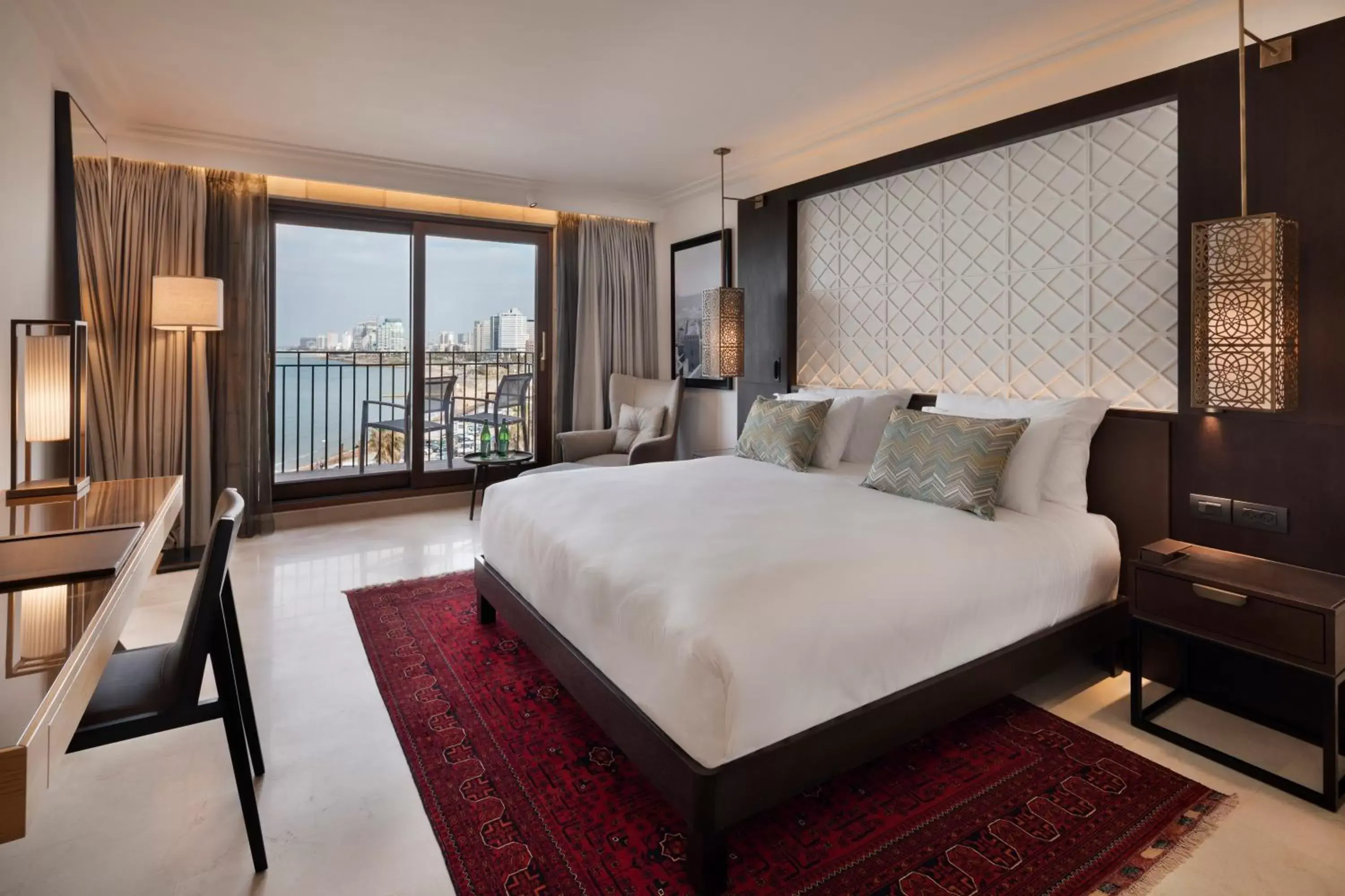 Photo of the whole room, Bed in The Setai Tel Aviv, a Member of the leading hotels of the world