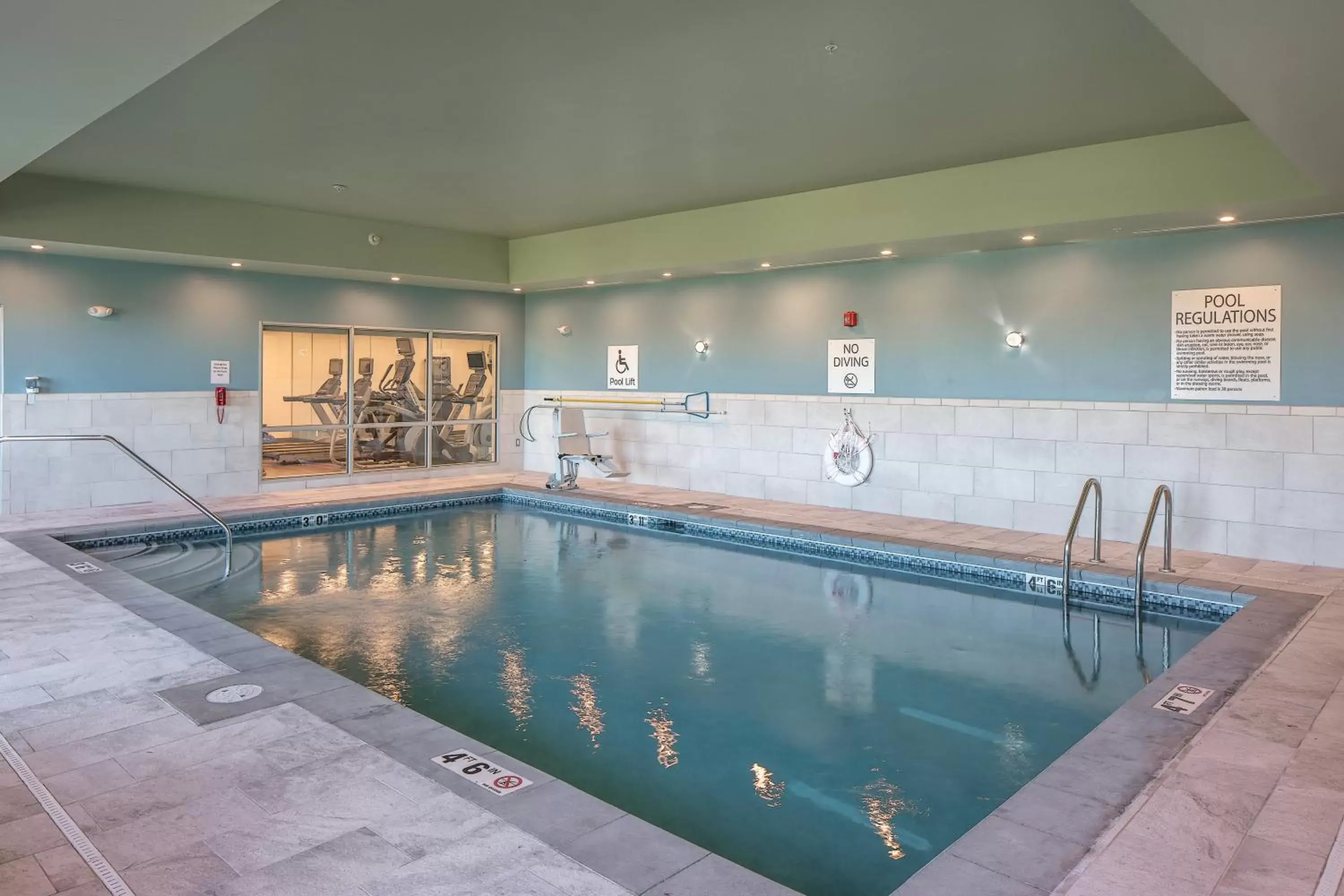 Swimming Pool in Holiday Inn Express & Suites - West Omaha - Elkhorn, an IHG Hotel
