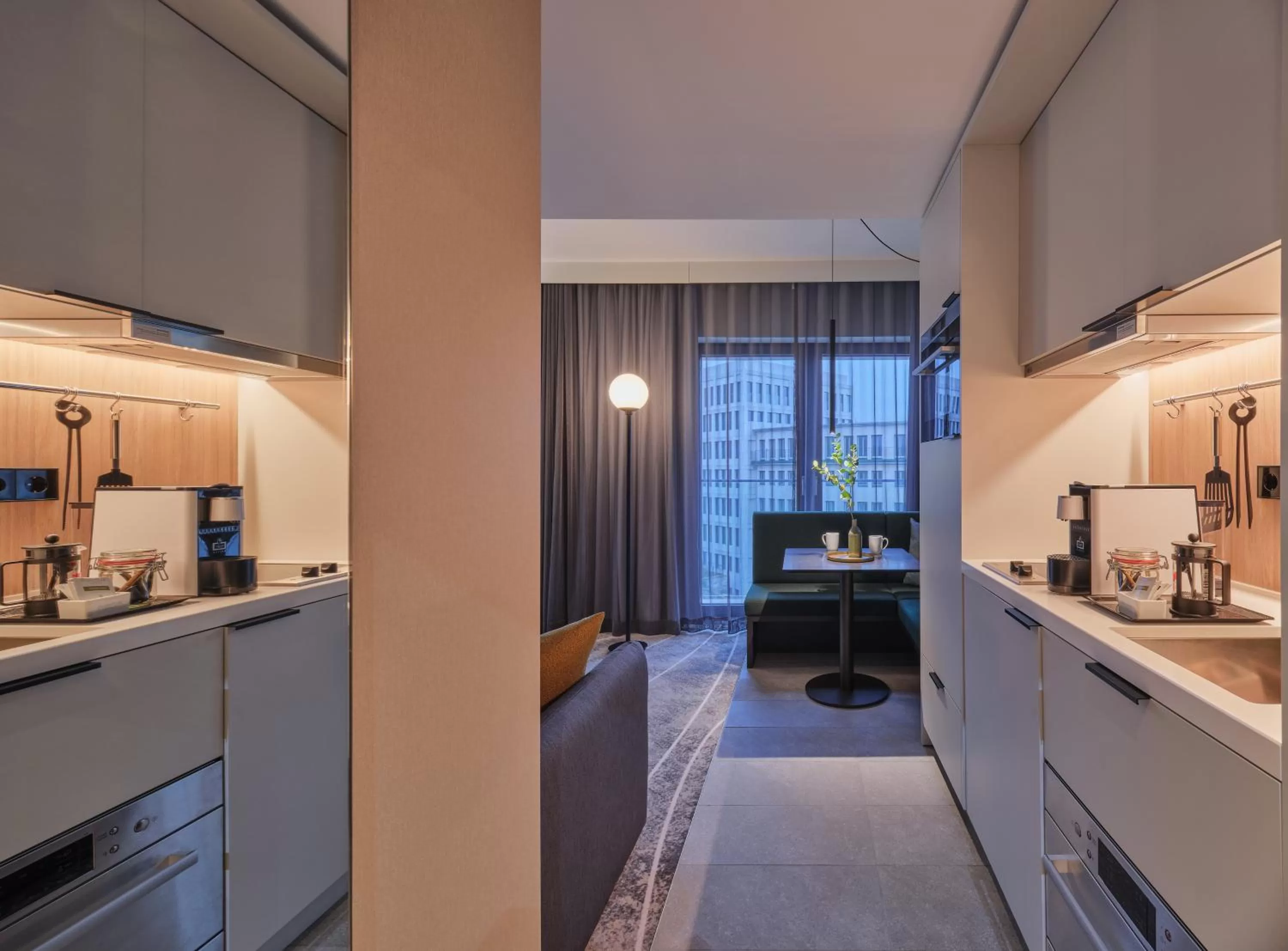 Living room in Adina Apartment Hotel Wiesbaden