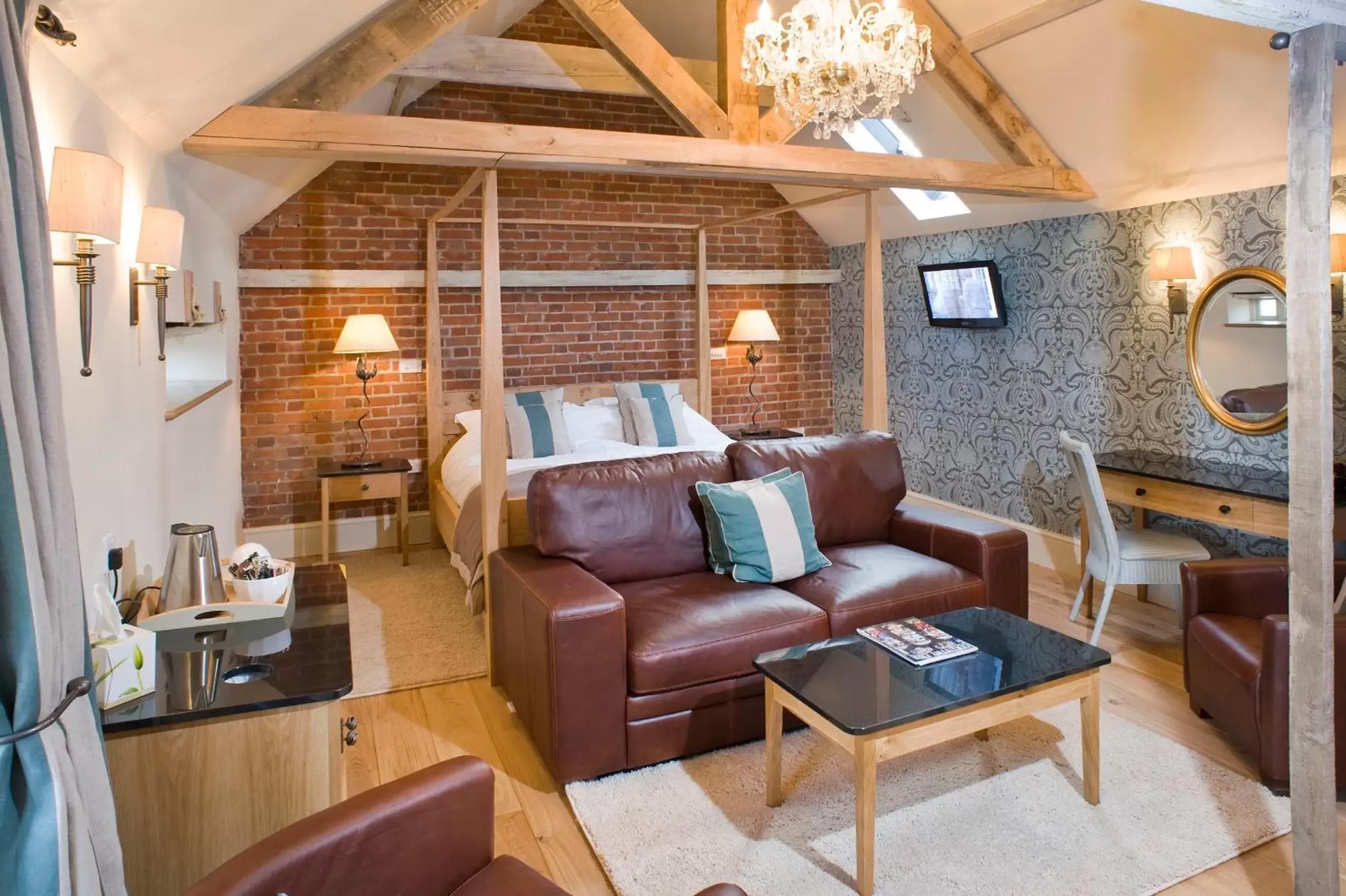 Coffee/tea facilities, Seating Area in The Fox by Greene King Inns