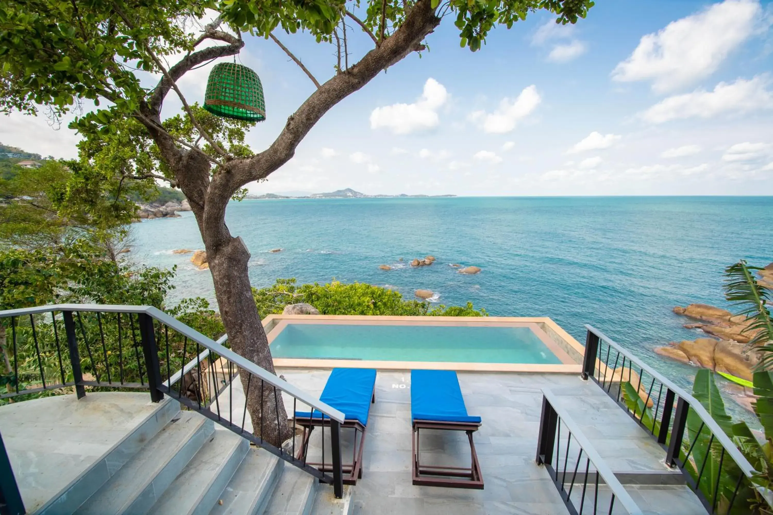 Balcony/Terrace, Pool View in Coral Cliff Beach Resort Samui - SHA Plus