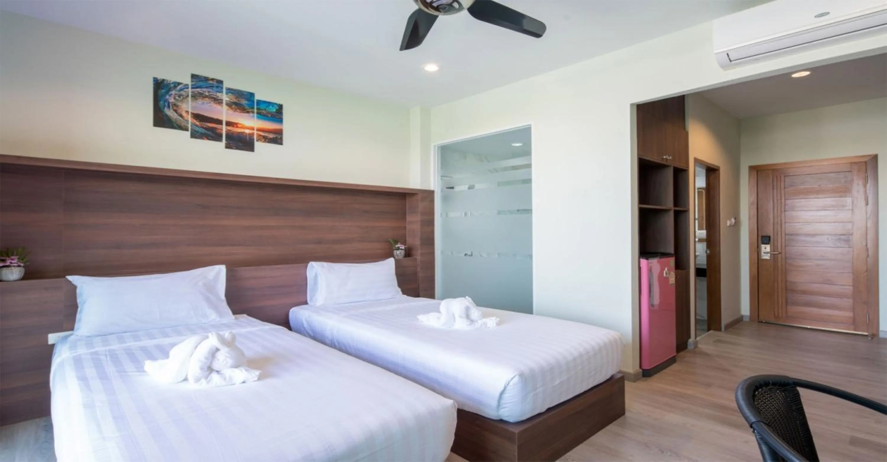 Bedroom, Bed in Peace Blue Naiharn Naturist Resort Phuket SHA Extra Plus