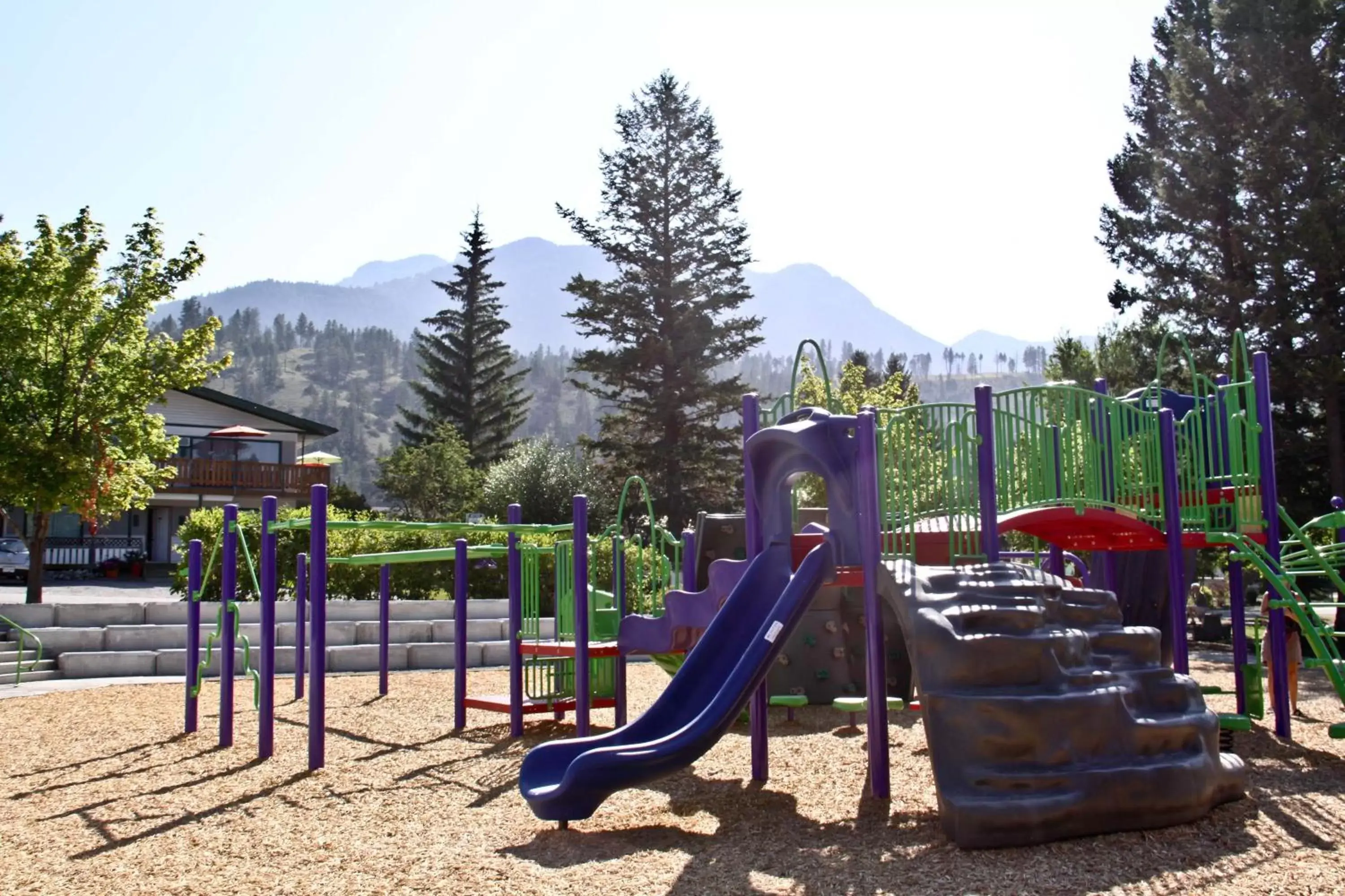 Children play ground, Children's Play Area in Crystal Springs Motel