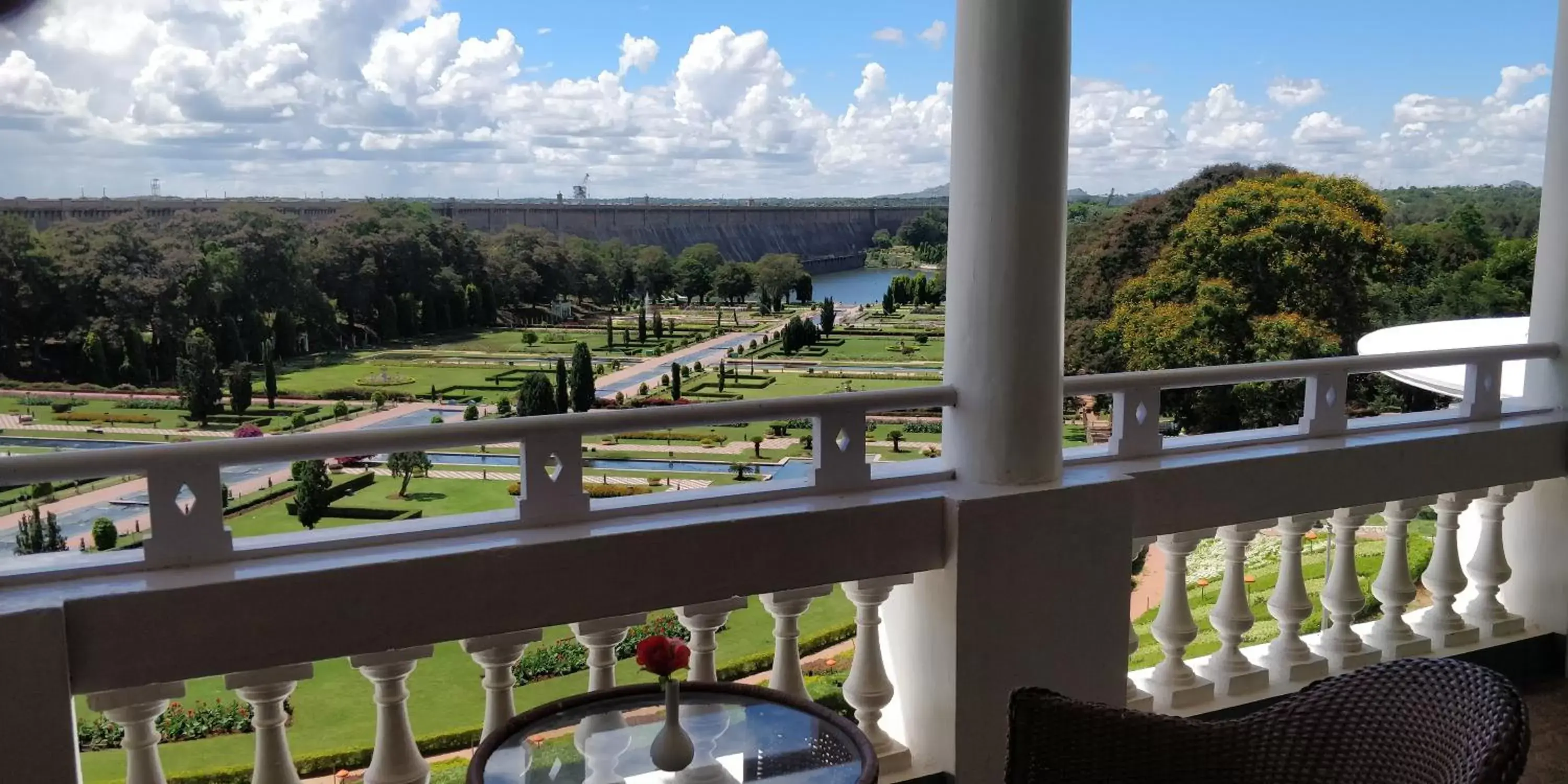 Garden view in Royal Orchid Brindavan Garden Mysore