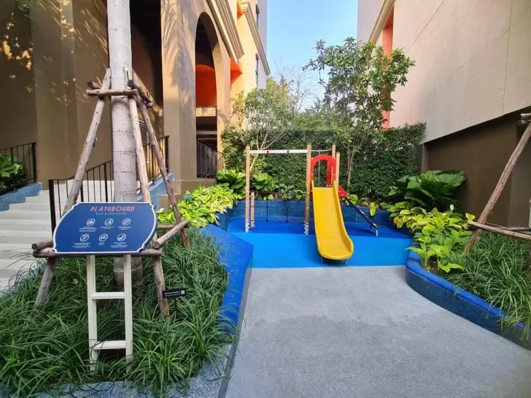 Children play ground in Huahin mountain view room near the beach