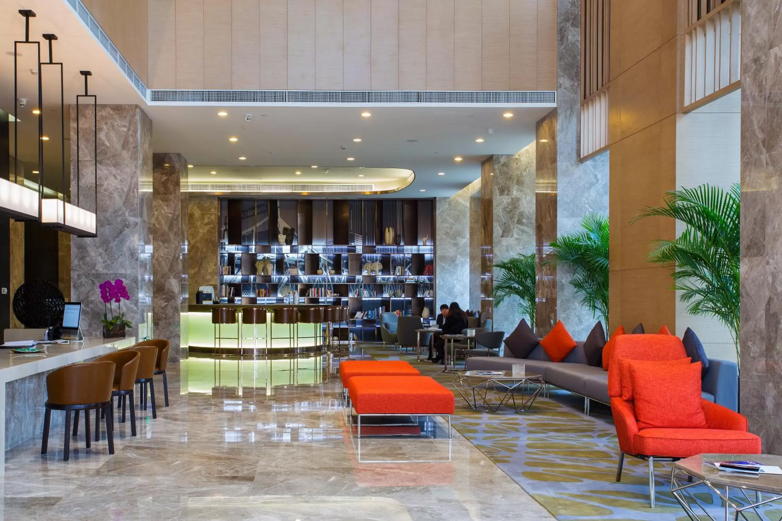 Lobby or reception in Fraser Place Tianjin