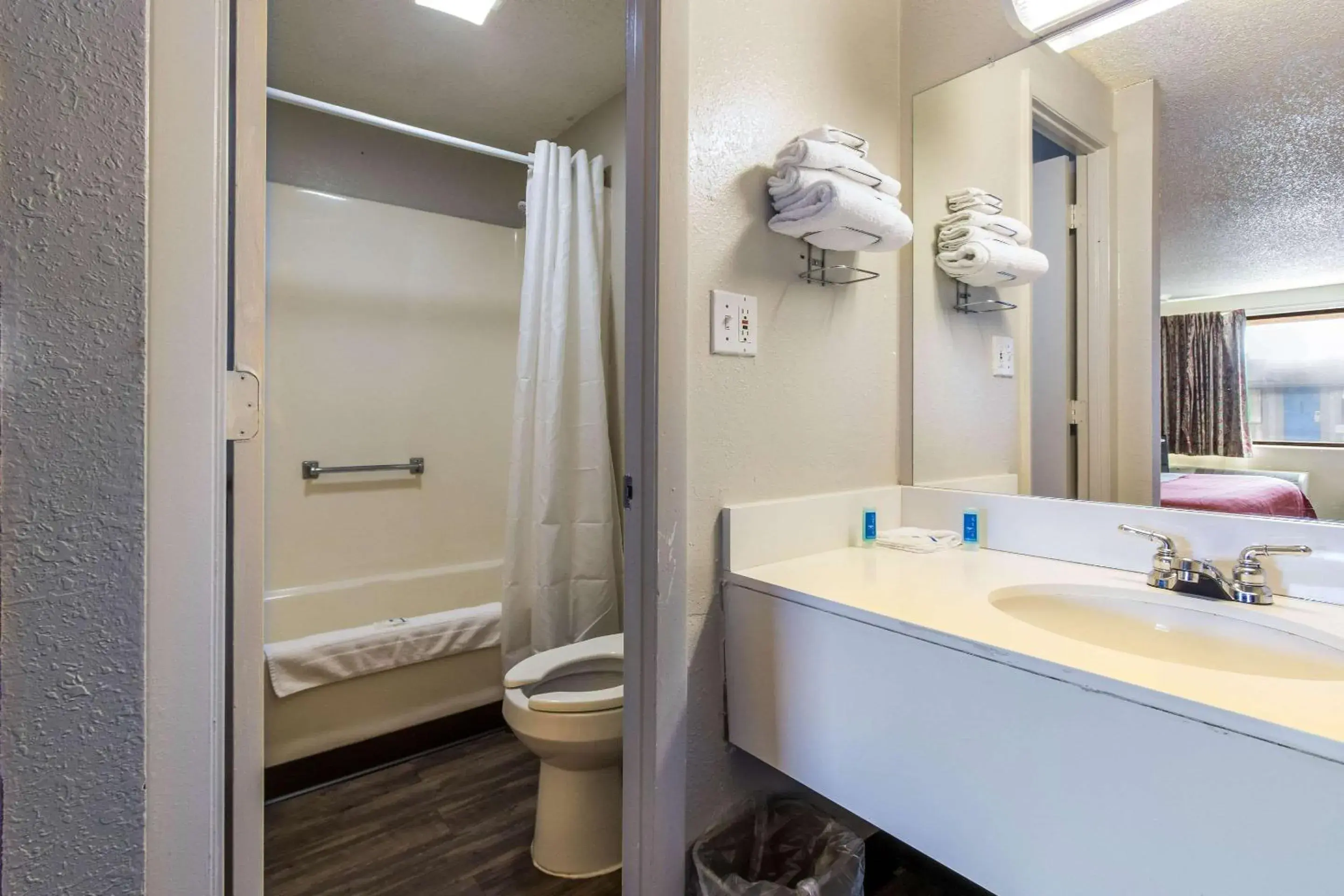 Bathroom in Rodeway Inn Near Hall of Fame