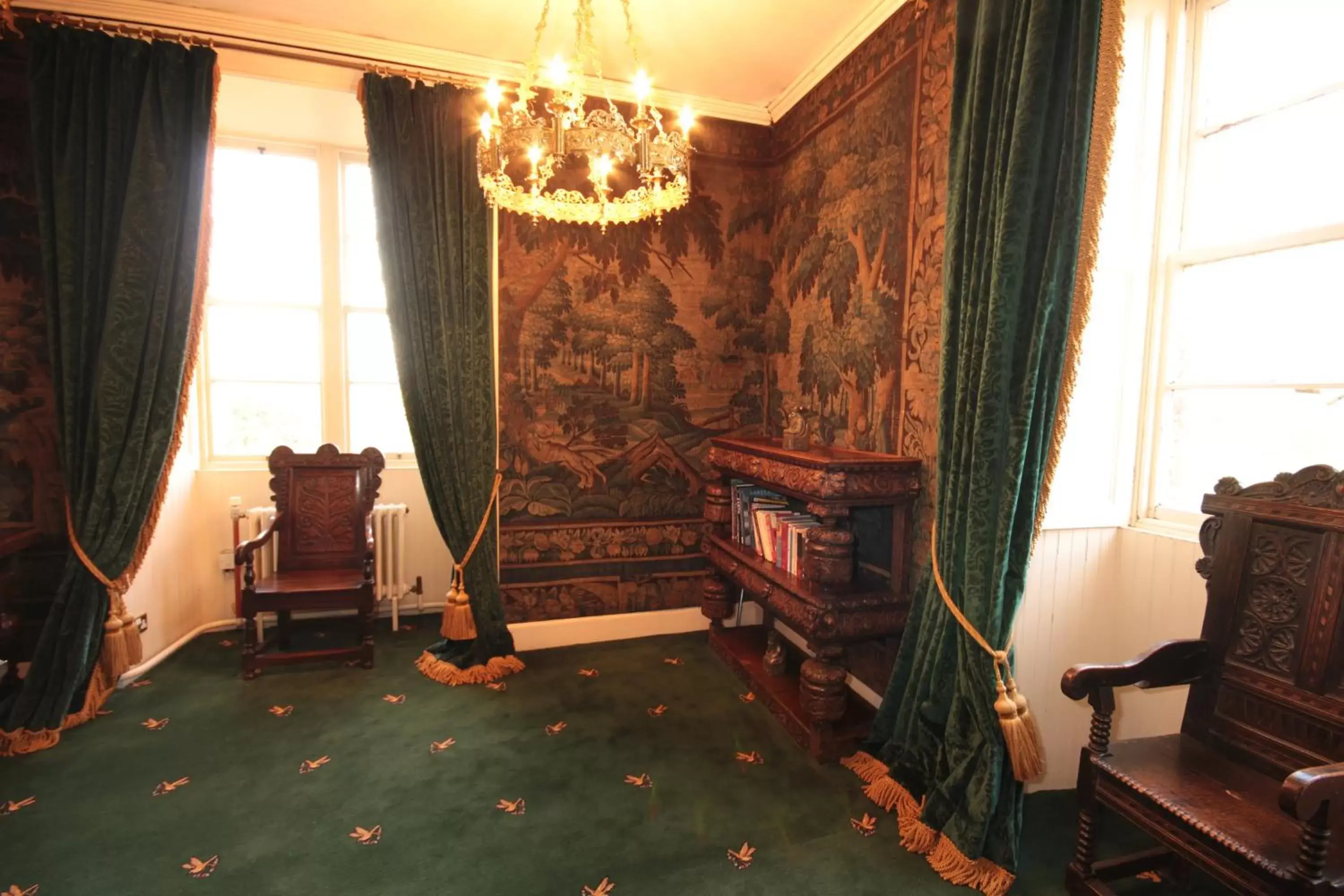 Decorative detail, Seating Area in Appleby Castle