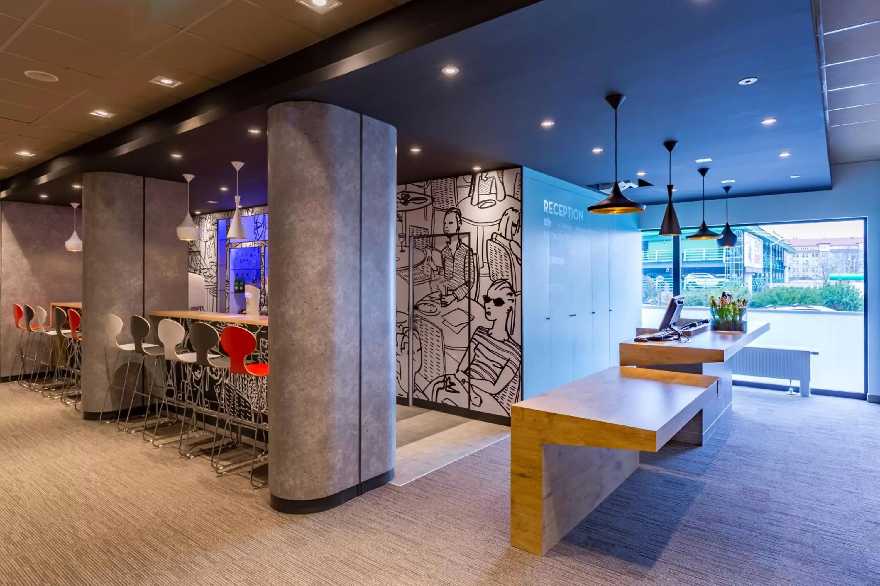 Lobby or reception in Ibis Wroclaw Centrum Lobby or reception in Ibis Wroclaw Centrum