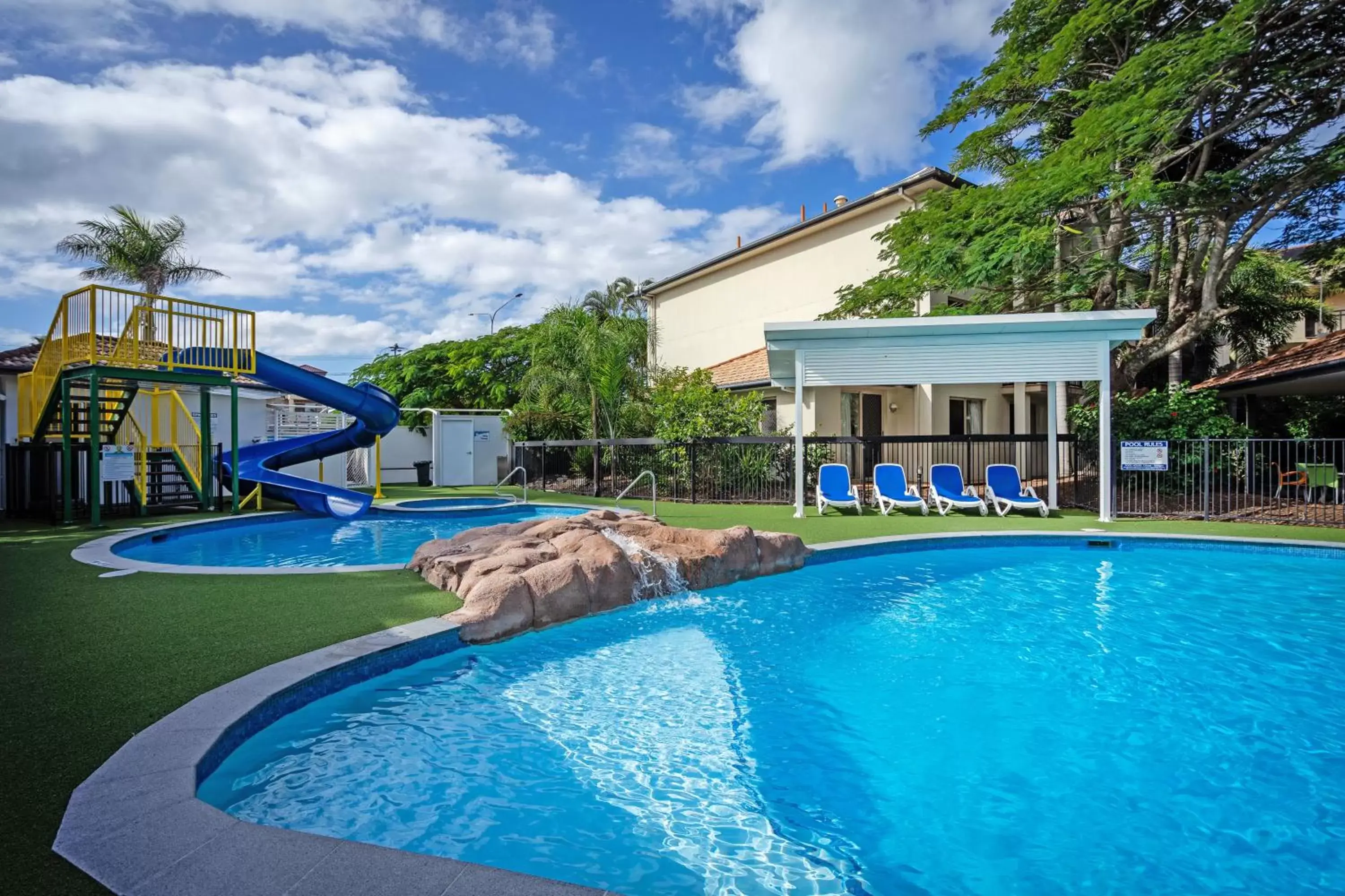 Swimming pool, Water Park in Turtle Beach Resort