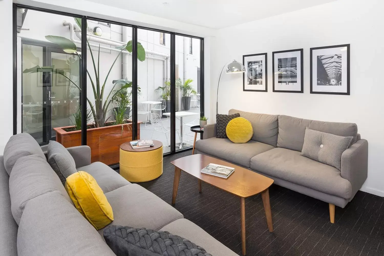 Lounge or bar, Seating Area in City Edge North Melbourne Apartment Hotel