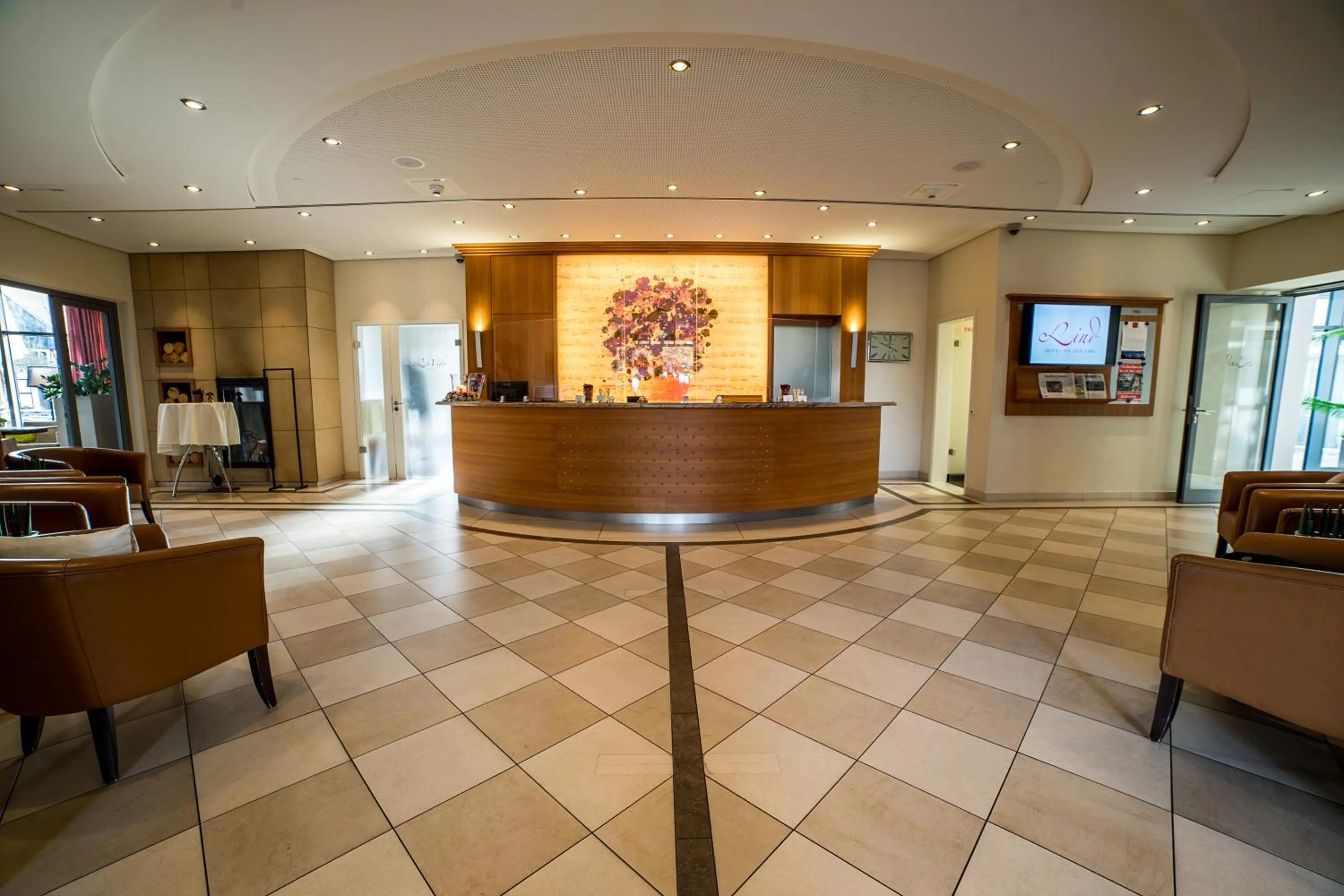 Lobby or reception in Lind Hotel