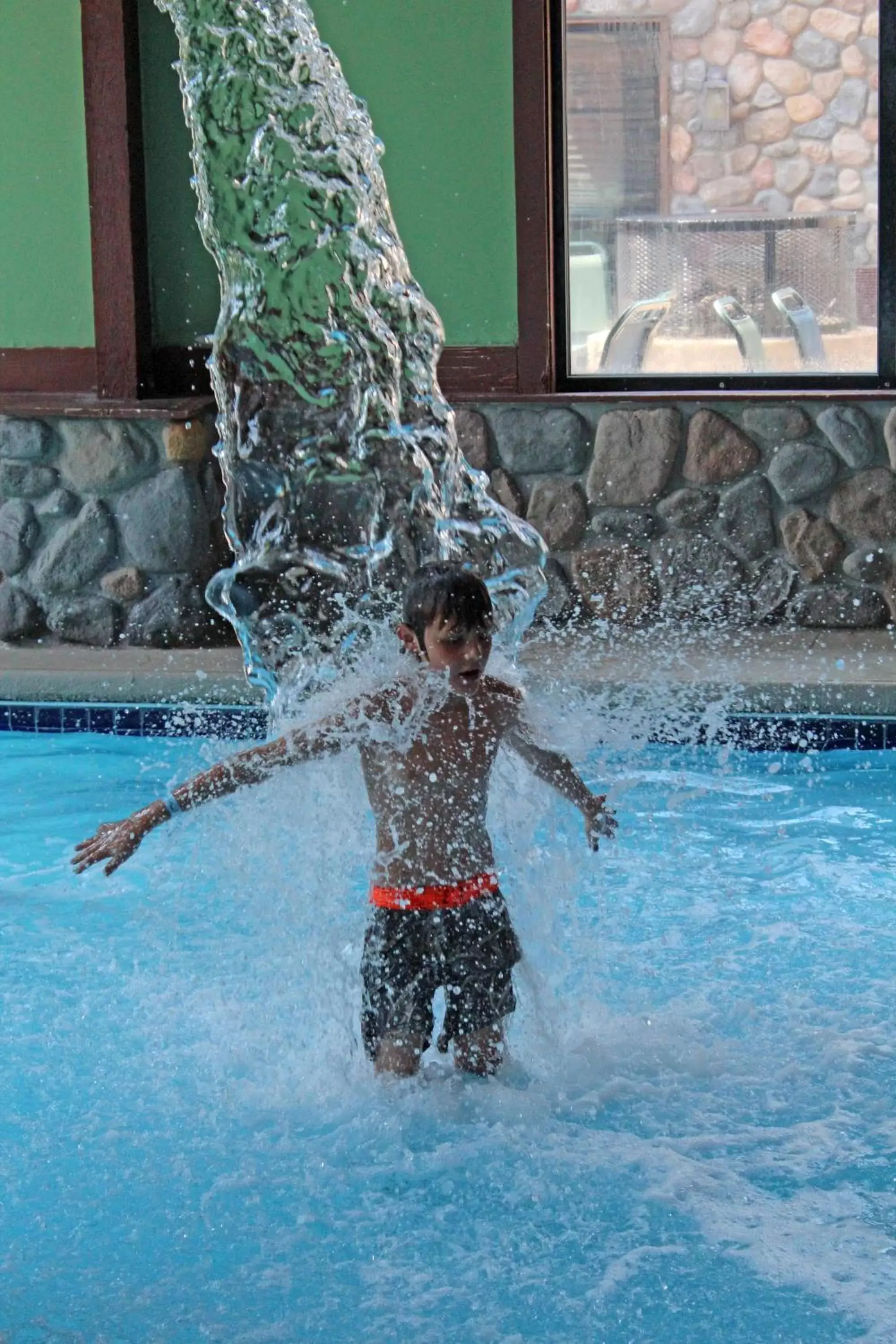 Swimming Pool in The Waters of Minocqua