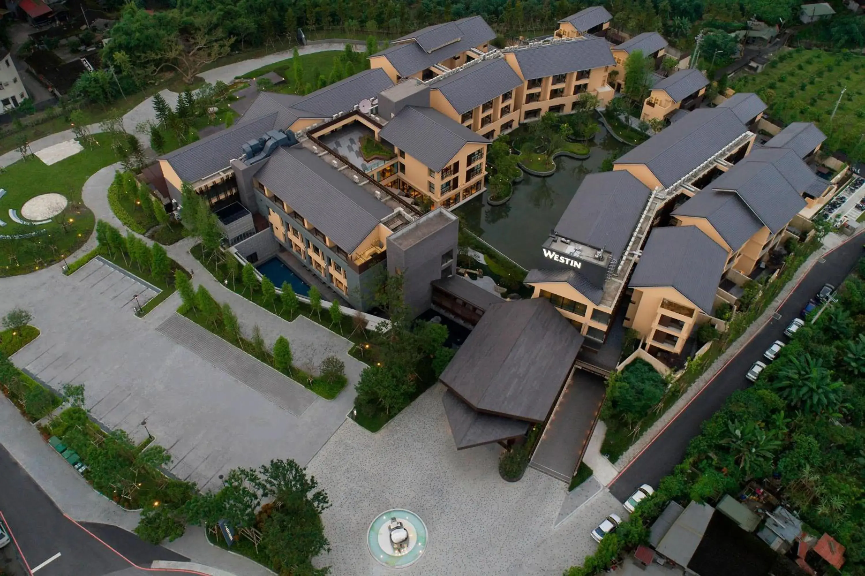 Property building, Bird's-eye View in The Westin Yilan Resort