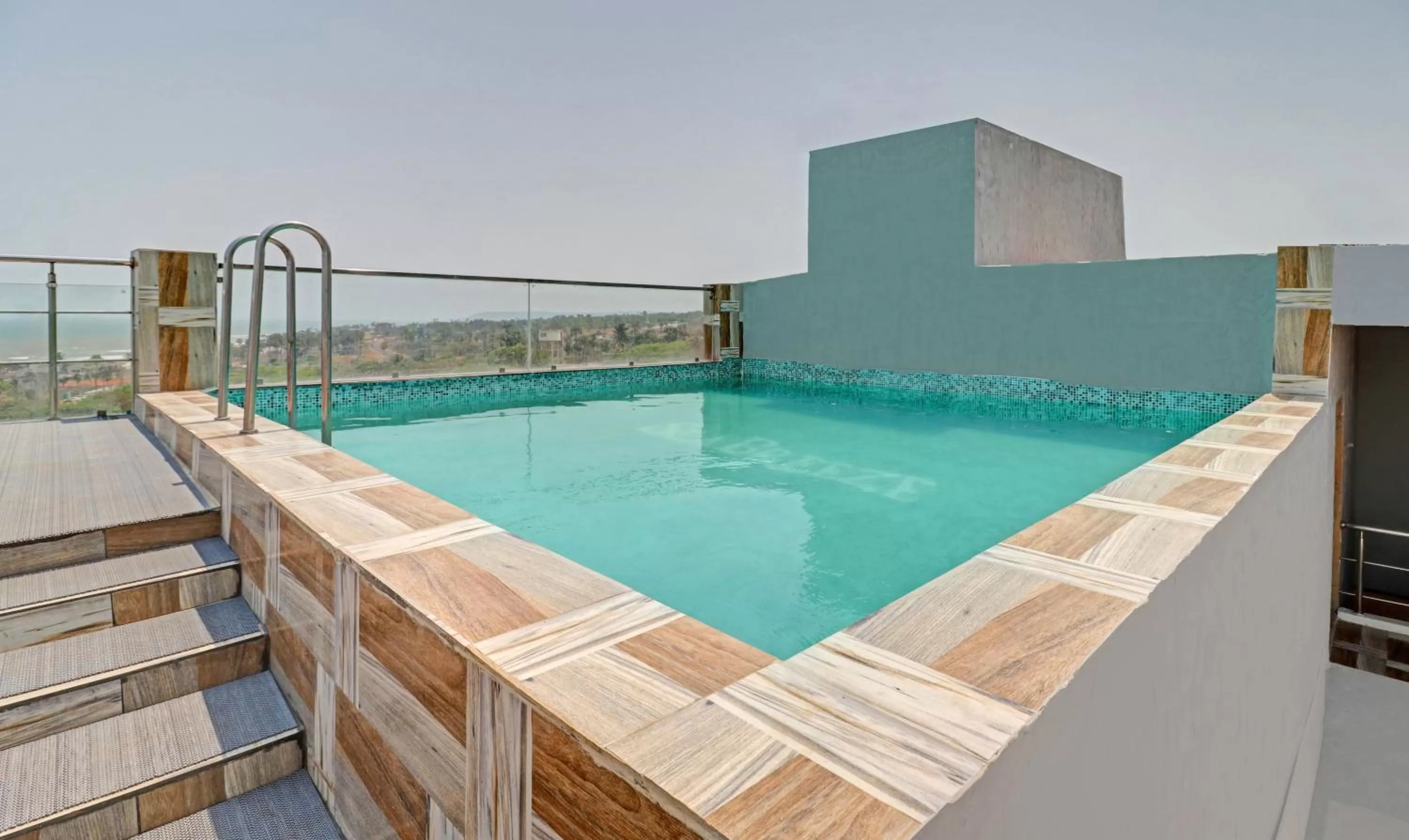 Swimming pool in Treebo Seabreeze Comforts