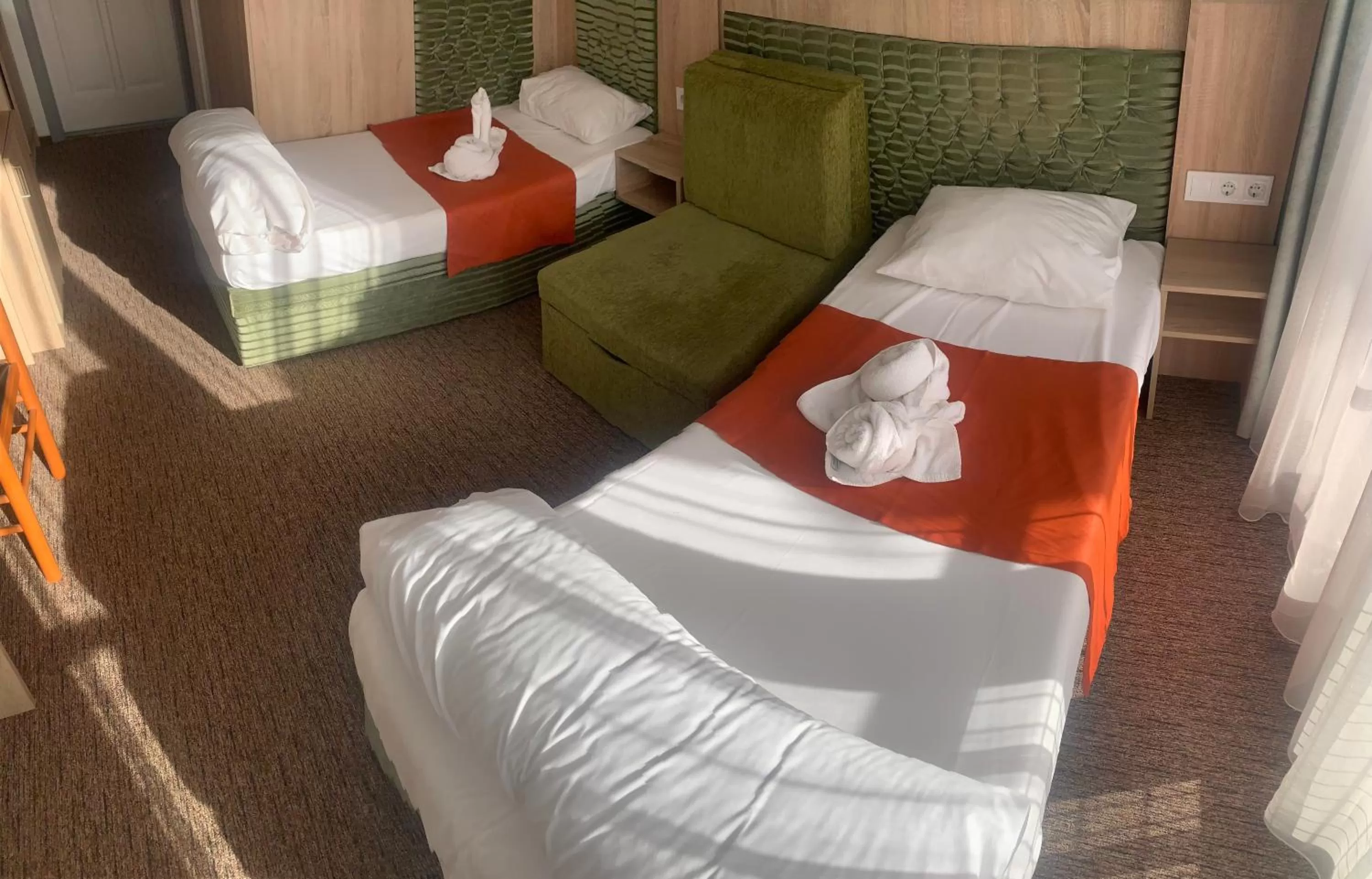 Bed in Várfal Wellness Panzió