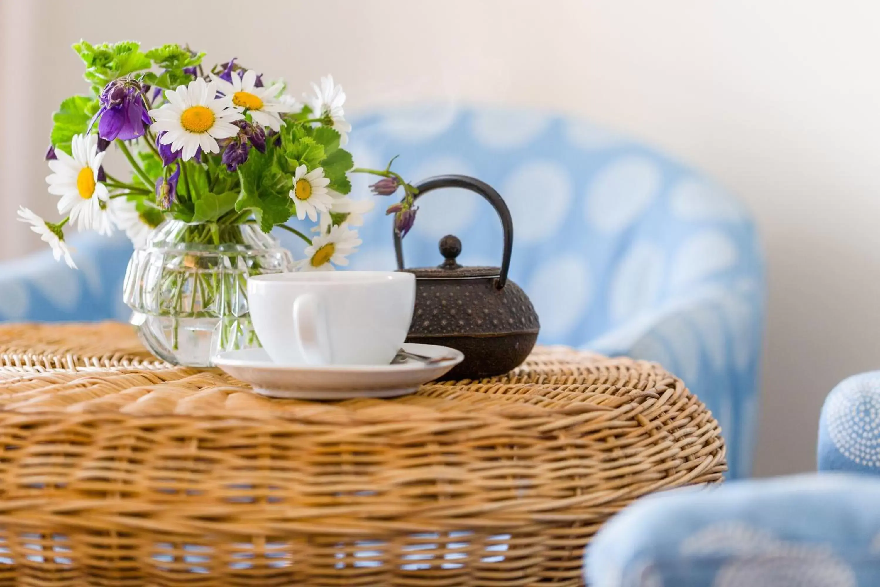 Decorative detail, Coffee/Tea Facilities in Boutique Hotel Seegarten