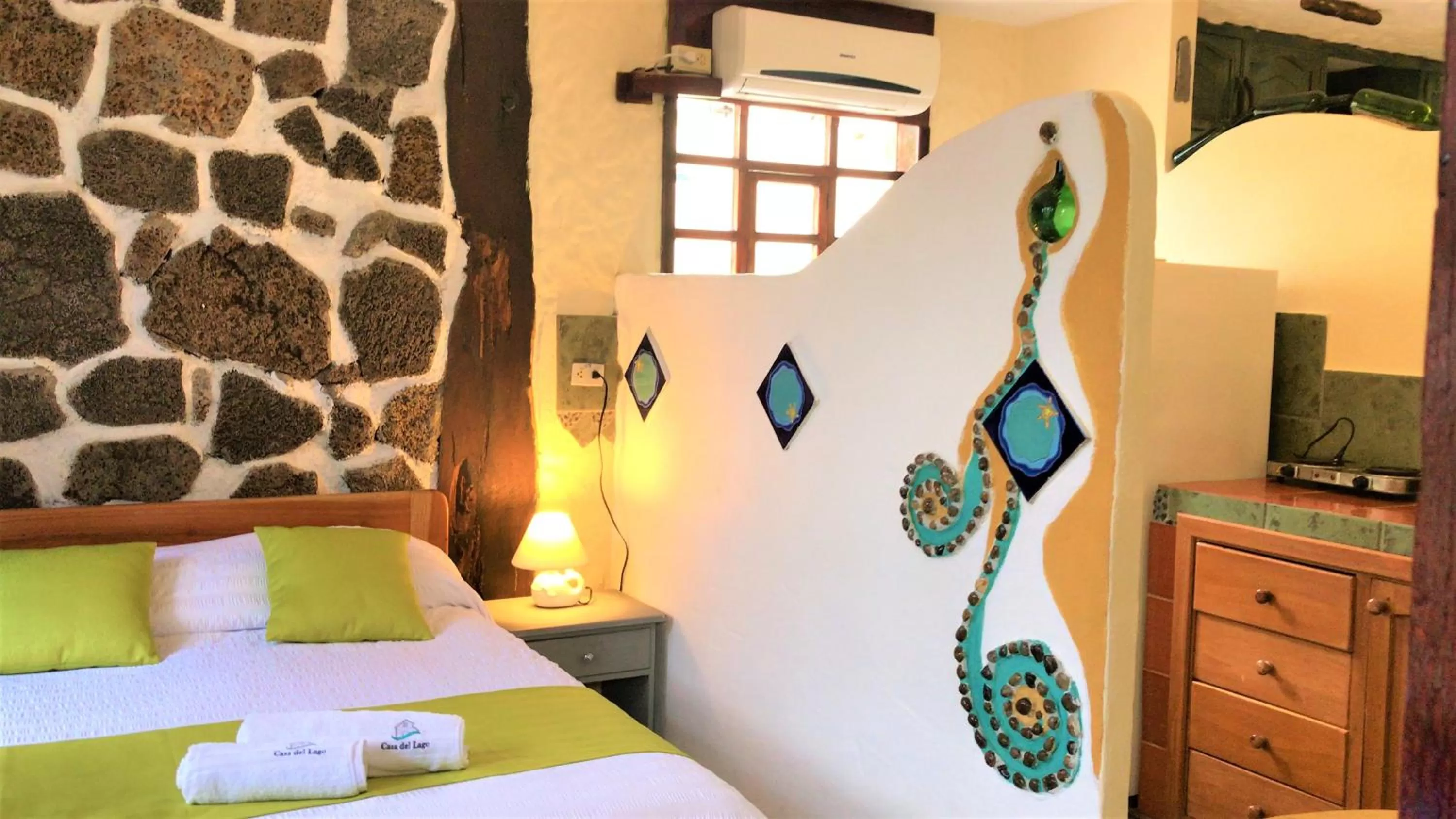 Bedroom, Bed in Casa del Lago Lodging House