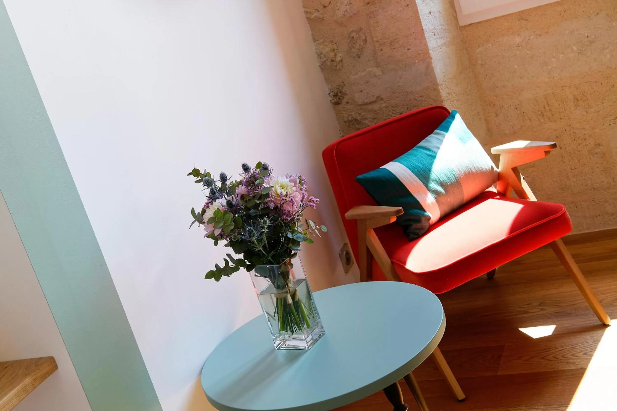 Seating area in CHATEAU CROIX DE LABRIE