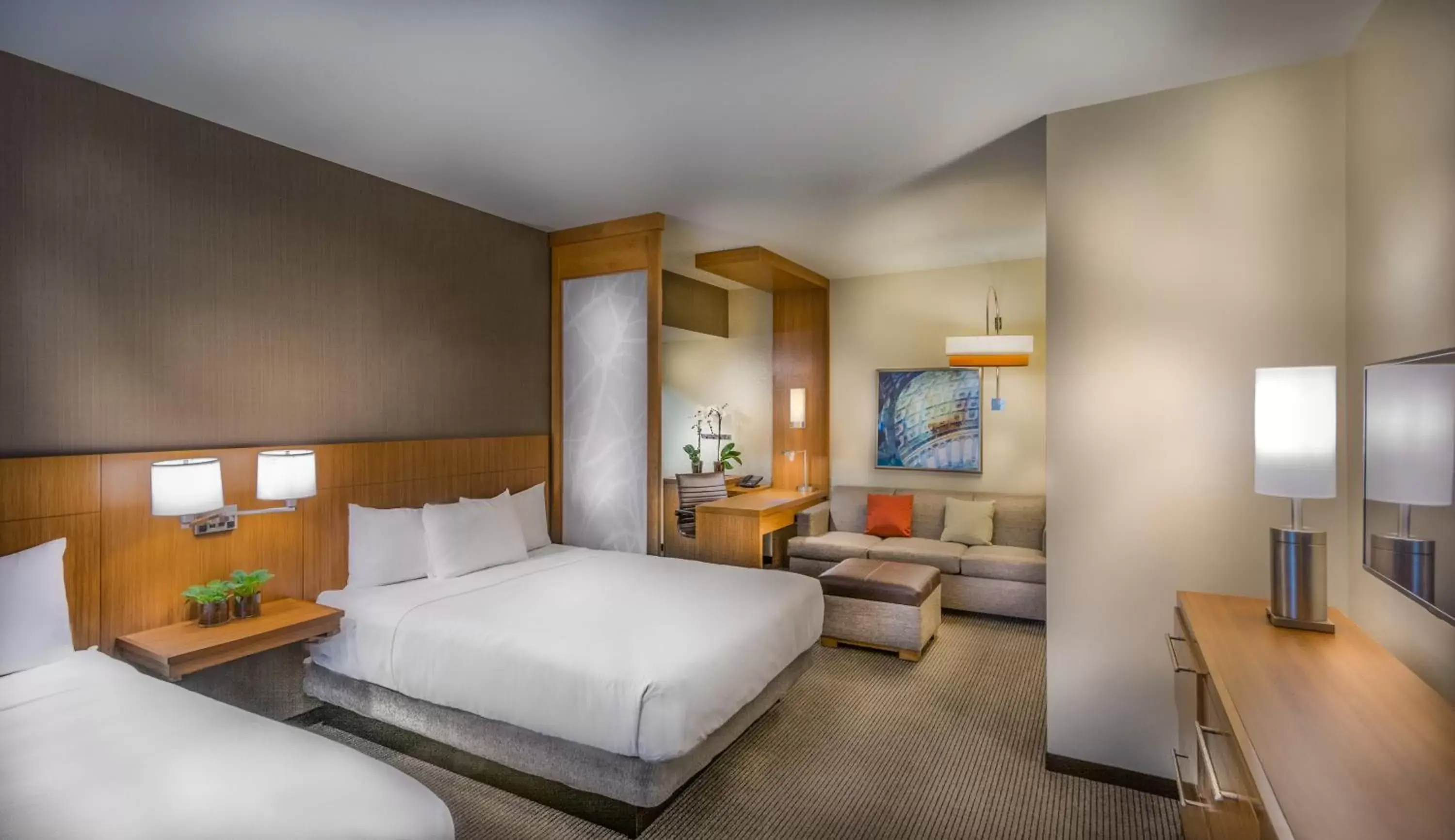 Specialty Queen Room with Two Queen Beds and Sofa Bed in Hyatt Place Washington DC/White House Specialty Queen Room with Two Queen Beds and Sofa Bed in Hyatt Place Washington DC/White House